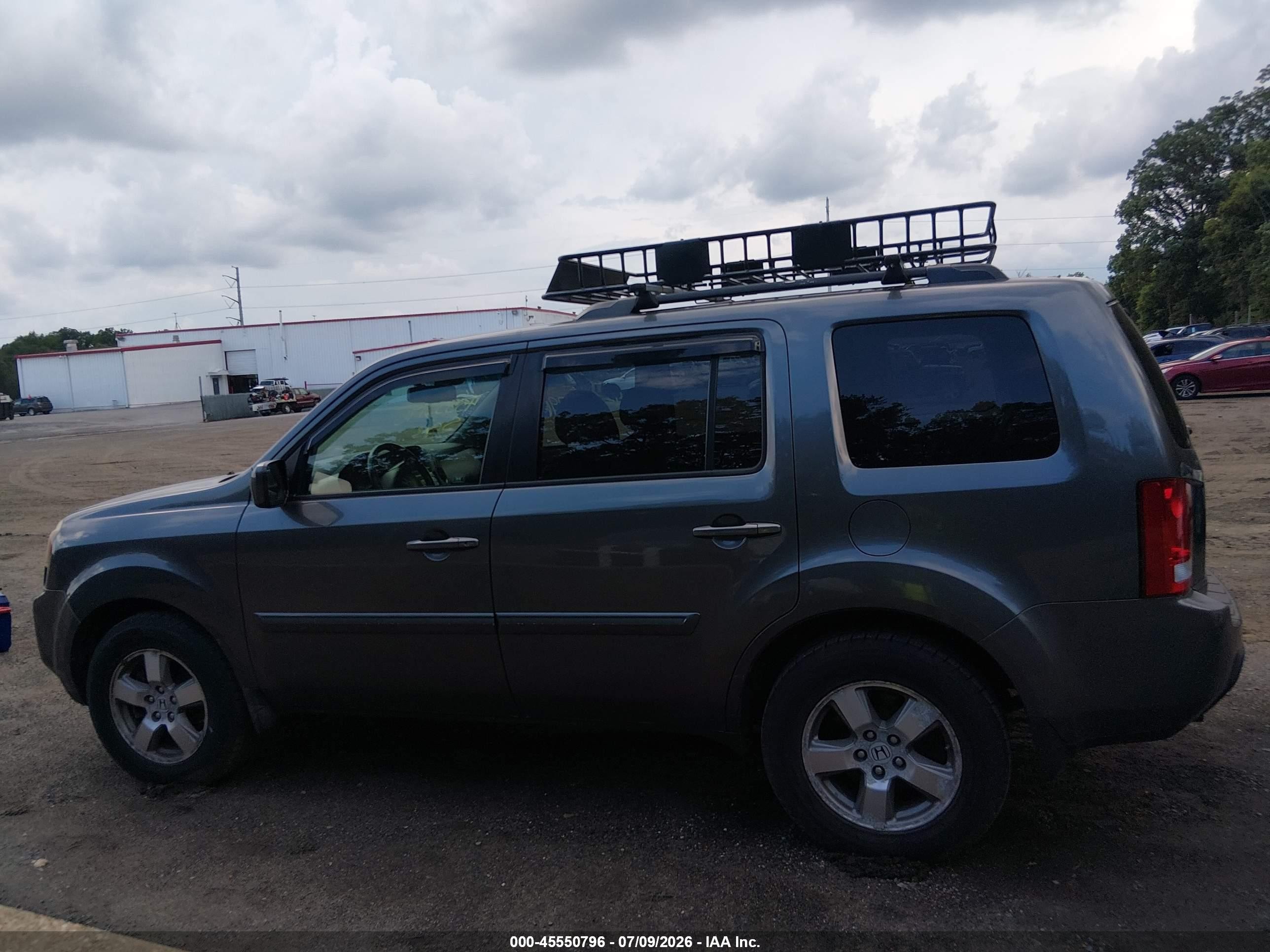2011 Honda Pilot Ex-l Черный vin: 5FNYF4H55BB007751