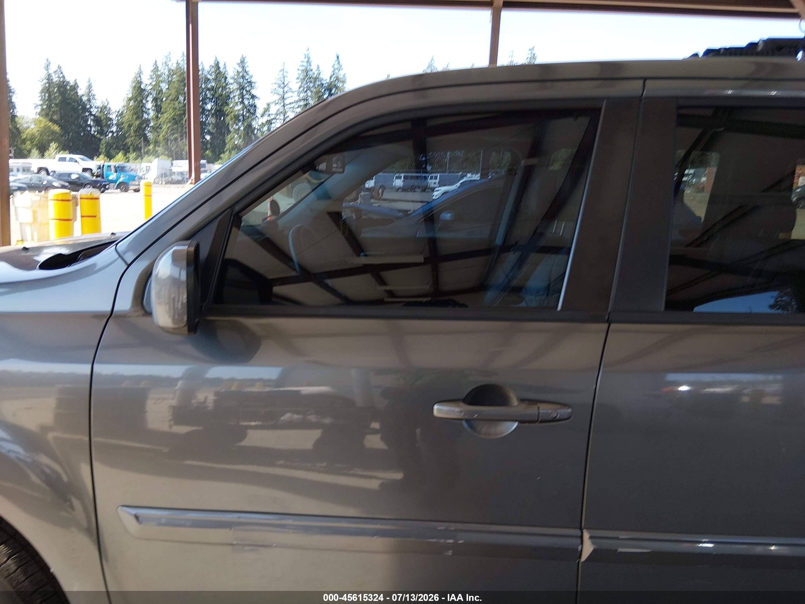 2011 Honda Pilot Ex-l Gray vin: 5FNYF4H55BB052950