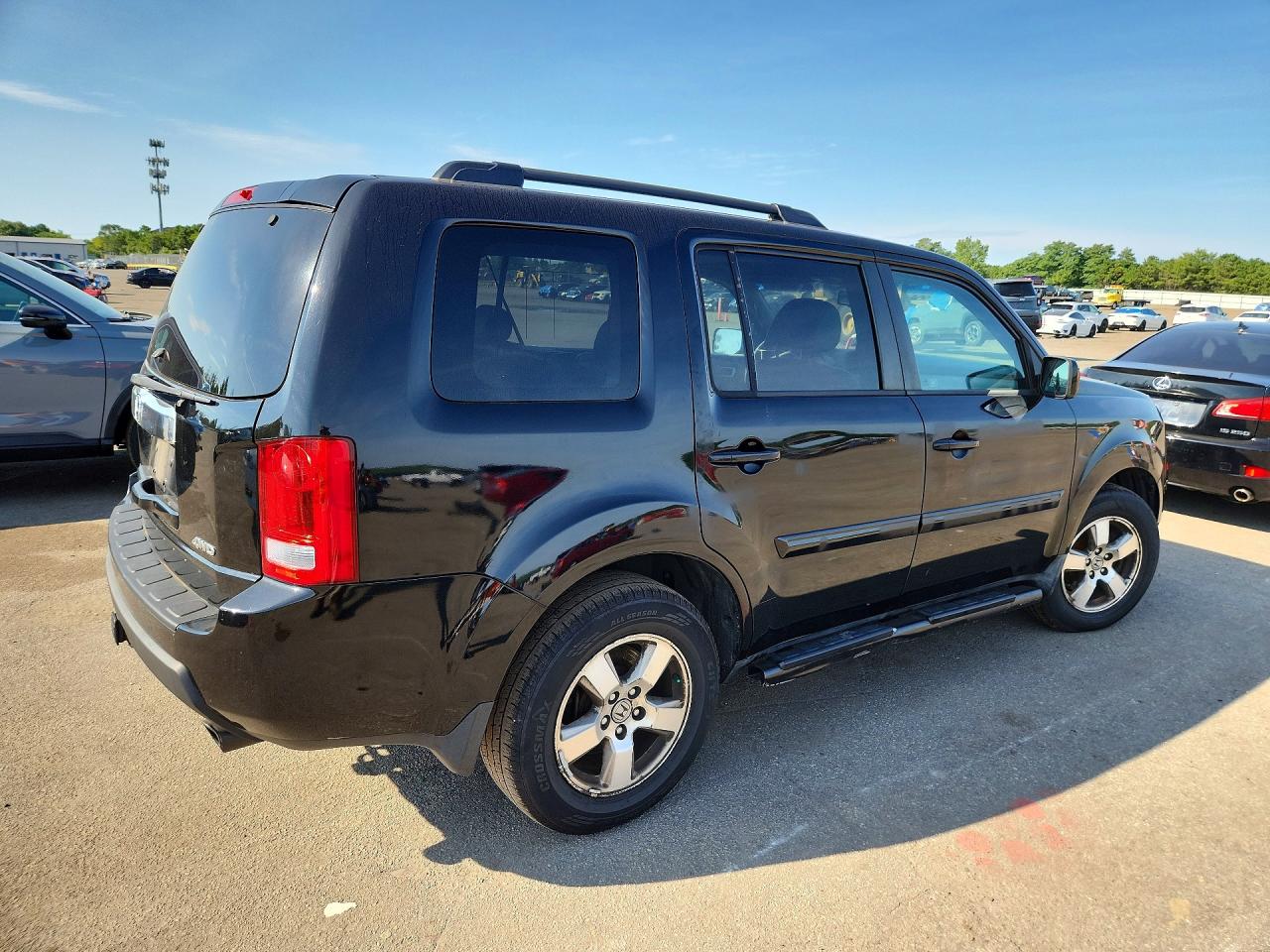 2011 Honda Pilot Exl Black vin: 5FNYF4H55BB073703