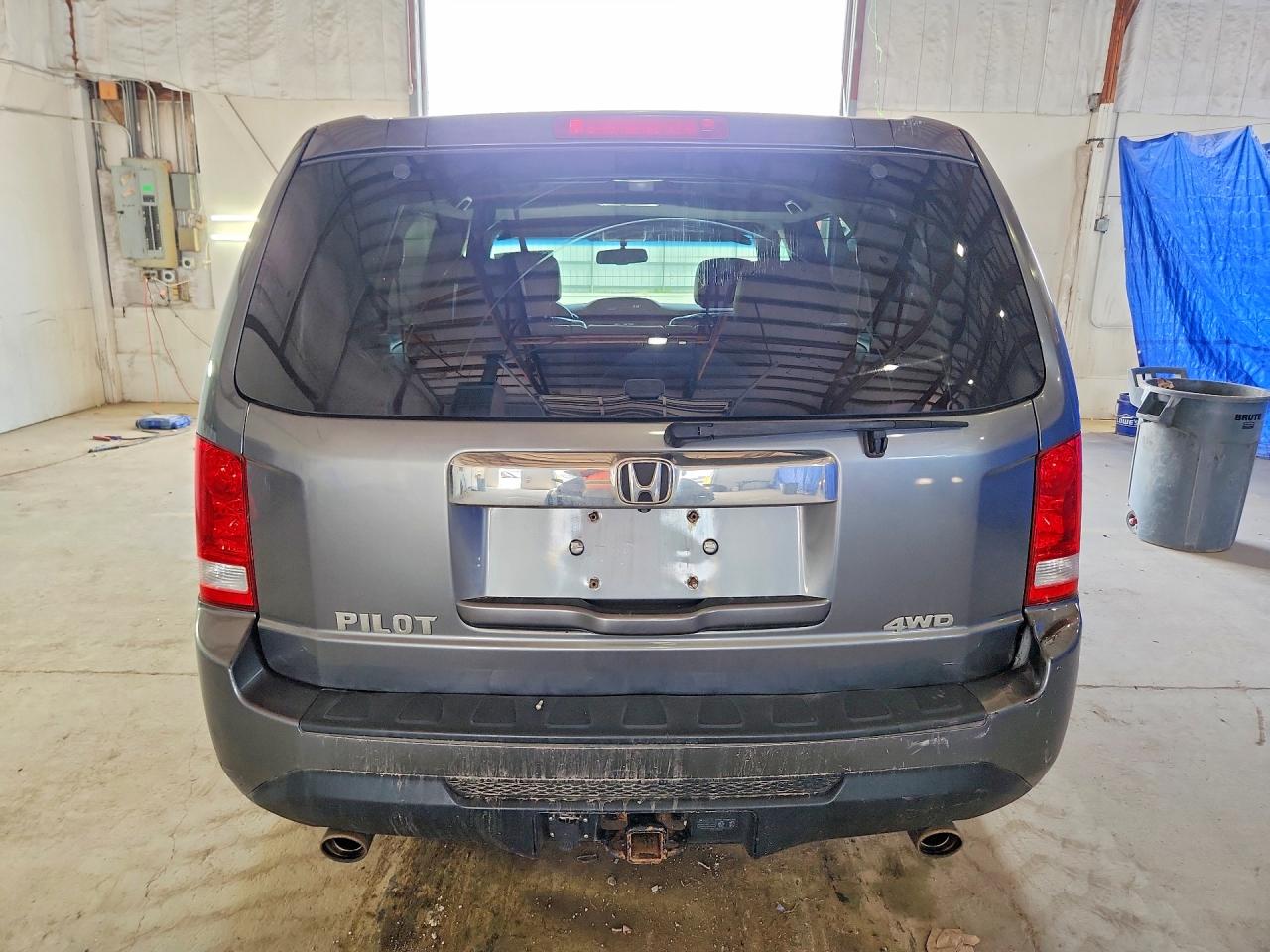 2012 Honda Pilot Exl Gray vin: 5FNYF4H55CB003331