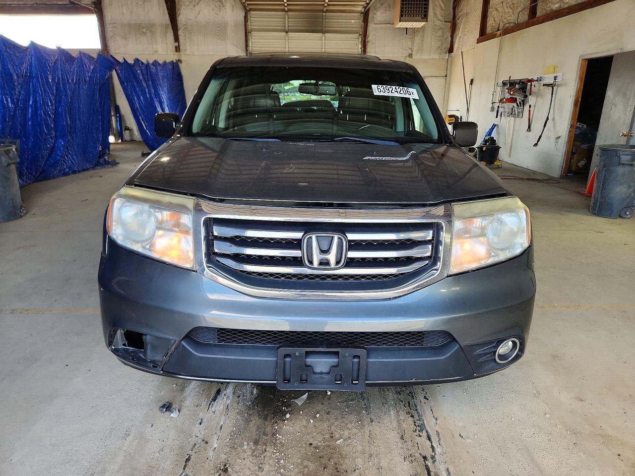 2012 Honda Pilot Exl Gray vin: 5FNYF4H55CB003331