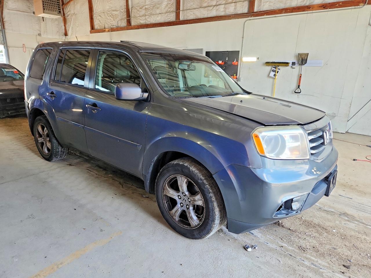 2012 Honda Pilot Exl Gray vin: 5FNYF4H55CB003331