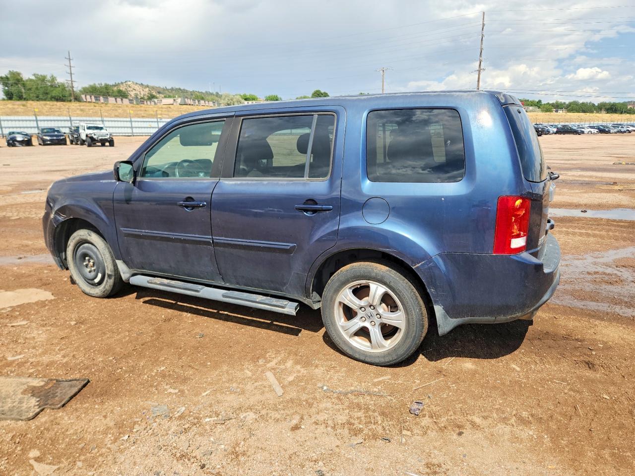 2012 Honda Pilot Exl Синий vin: 5FNYF4H55CB021277