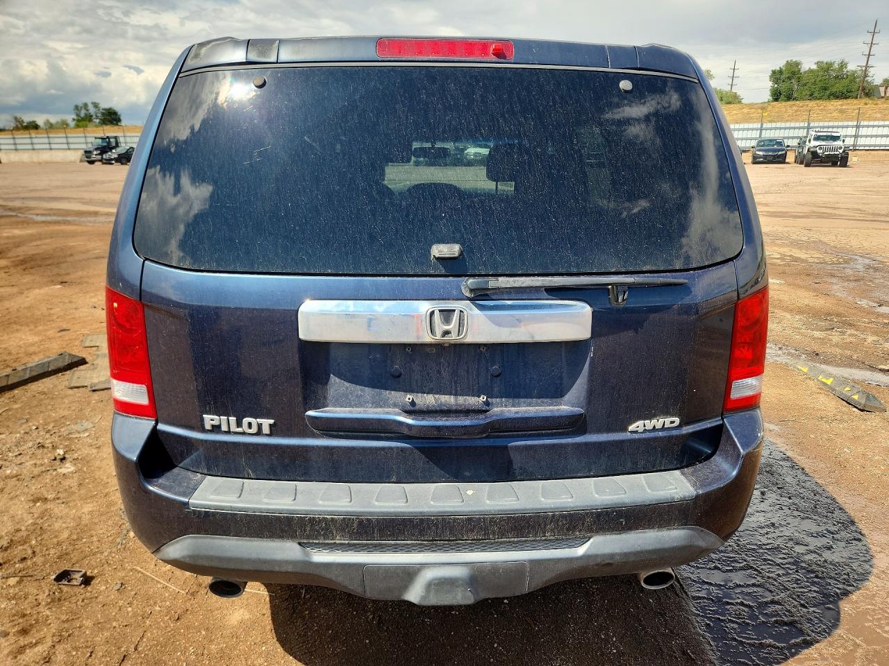 2012 Honda Pilot Exl Синий vin: 5FNYF4H55CB021277