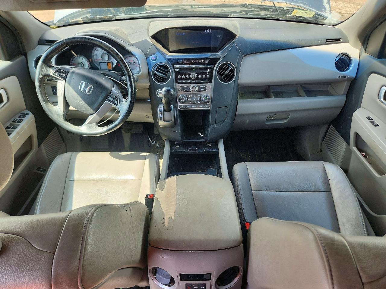 2012 Honda Pilot Exl Синий vin: 5FNYF4H55CB021277