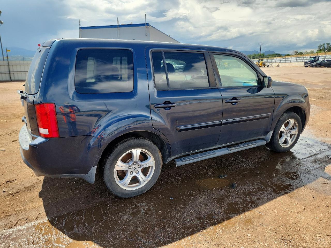2012 Honda Pilot Exl Синий vin: 5FNYF4H55CB021277