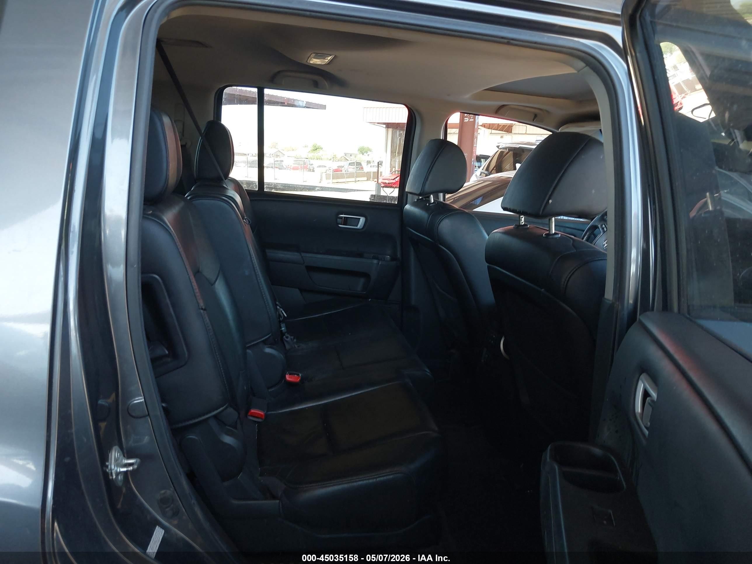 2012 Honda Pilot Ex-l Gray vin: 5FNYF4H55CB022672