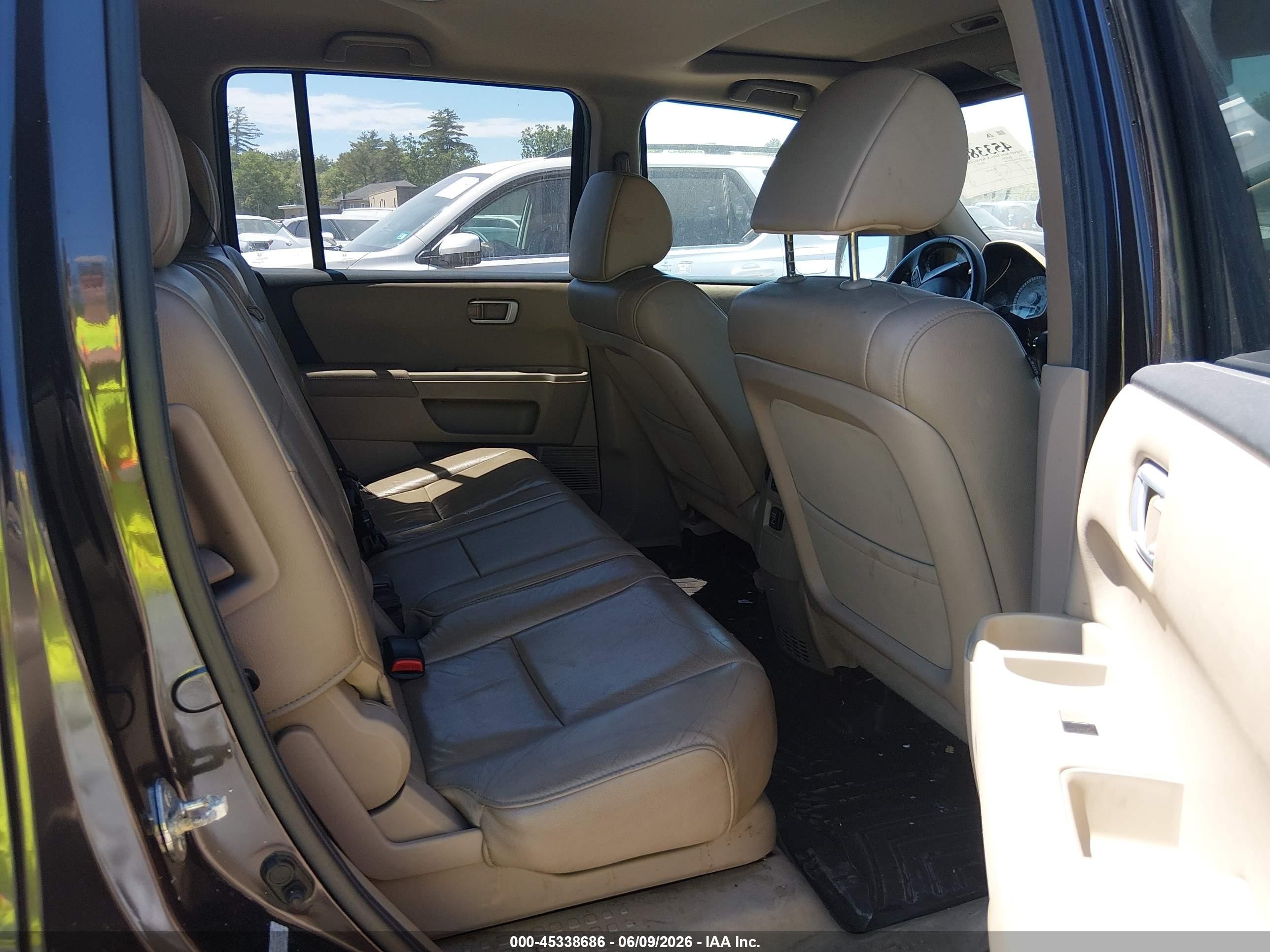 2012 Honda Pilot Ex-l Brown vin: 5FNYF4H55CB056093