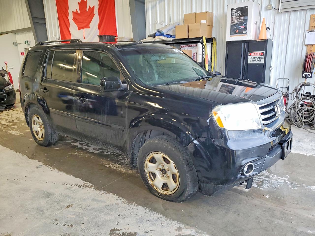 2012 Honda Pilot Exl Black vin: 5FNYF4H55CB502789