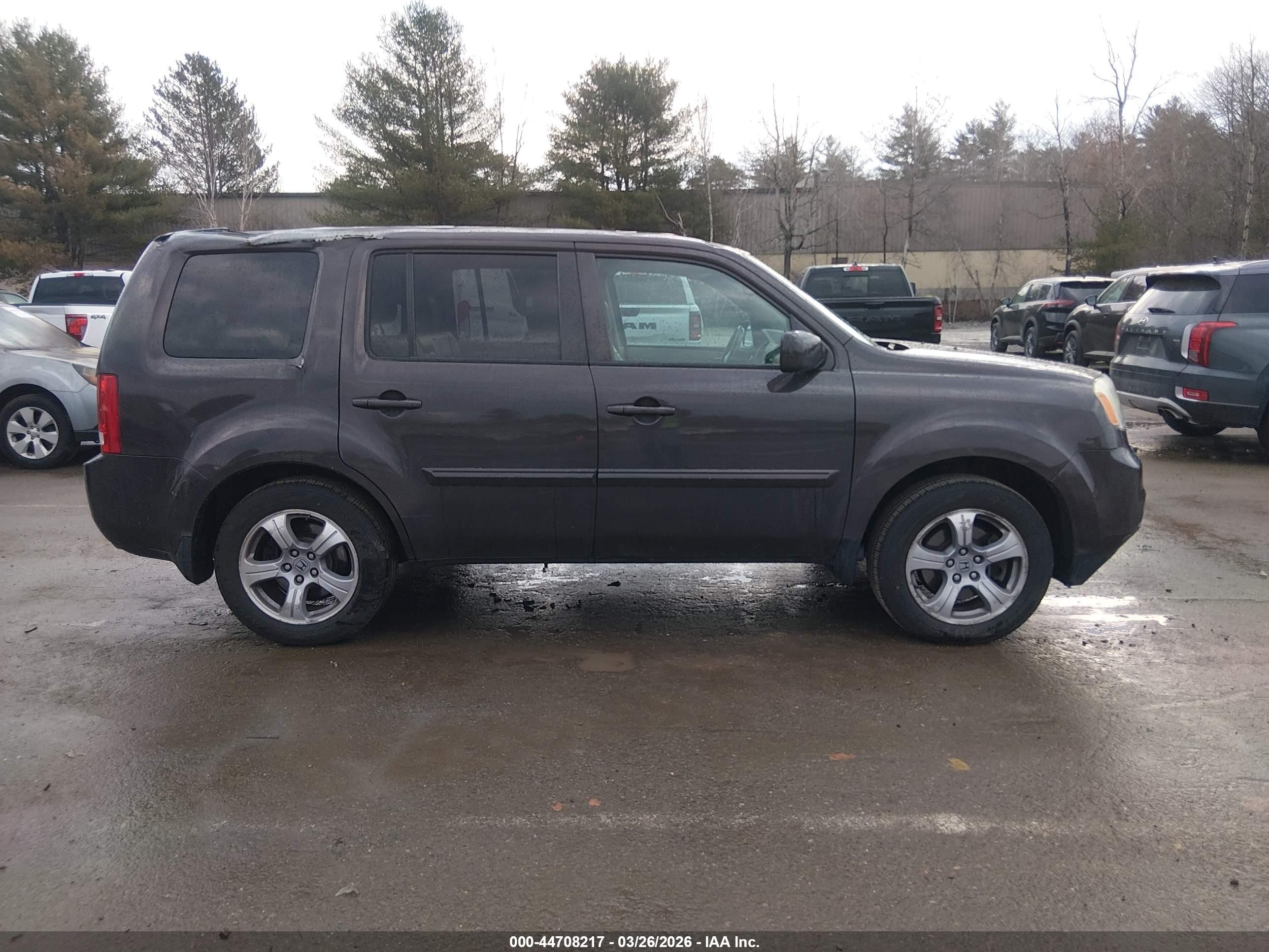 2013 Honda Pilot Ex-l Brown vin: 5FNYF4H55DB010233