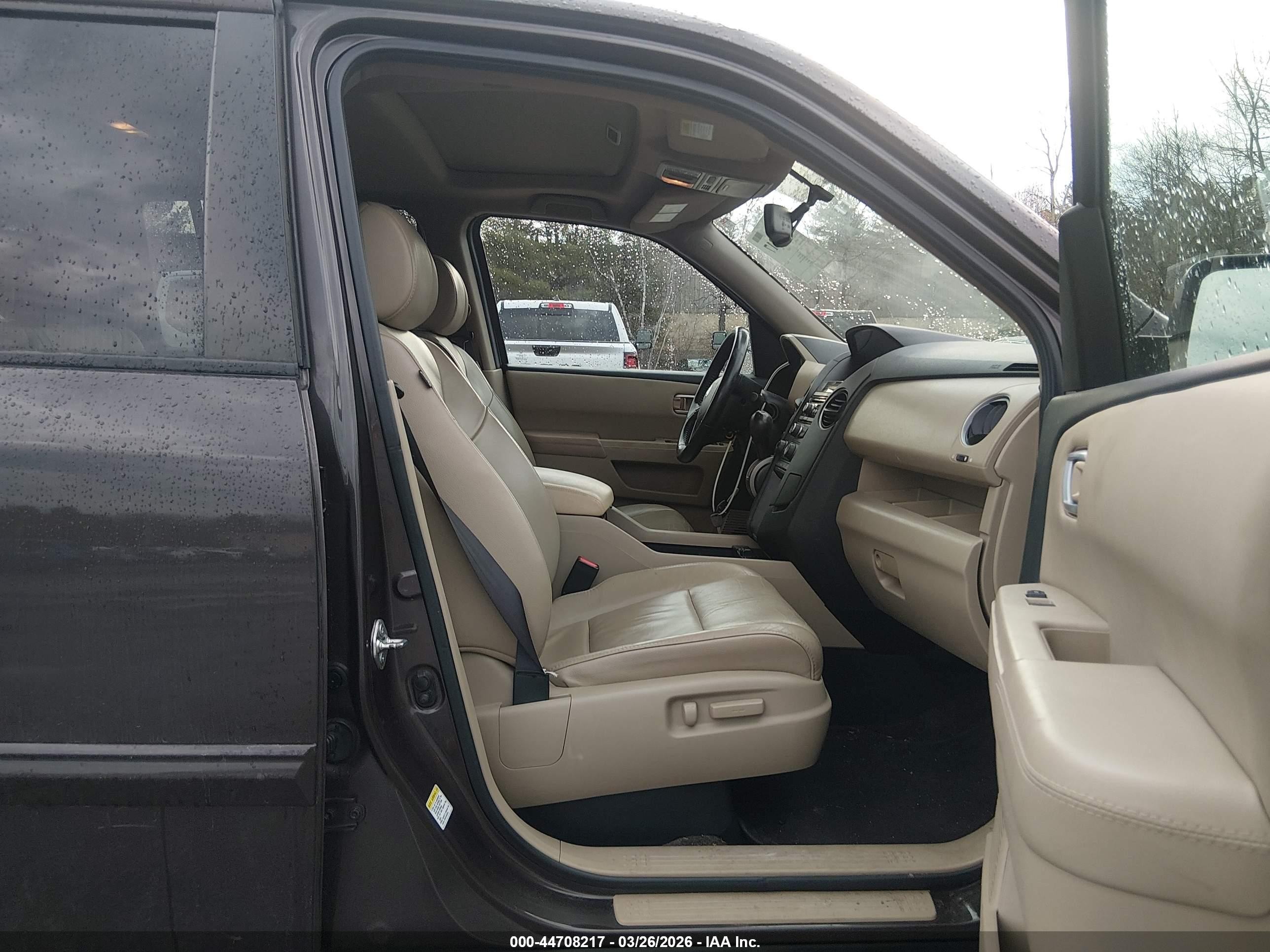 2013 Honda Pilot Ex-l Brown vin: 5FNYF4H55DB010233
