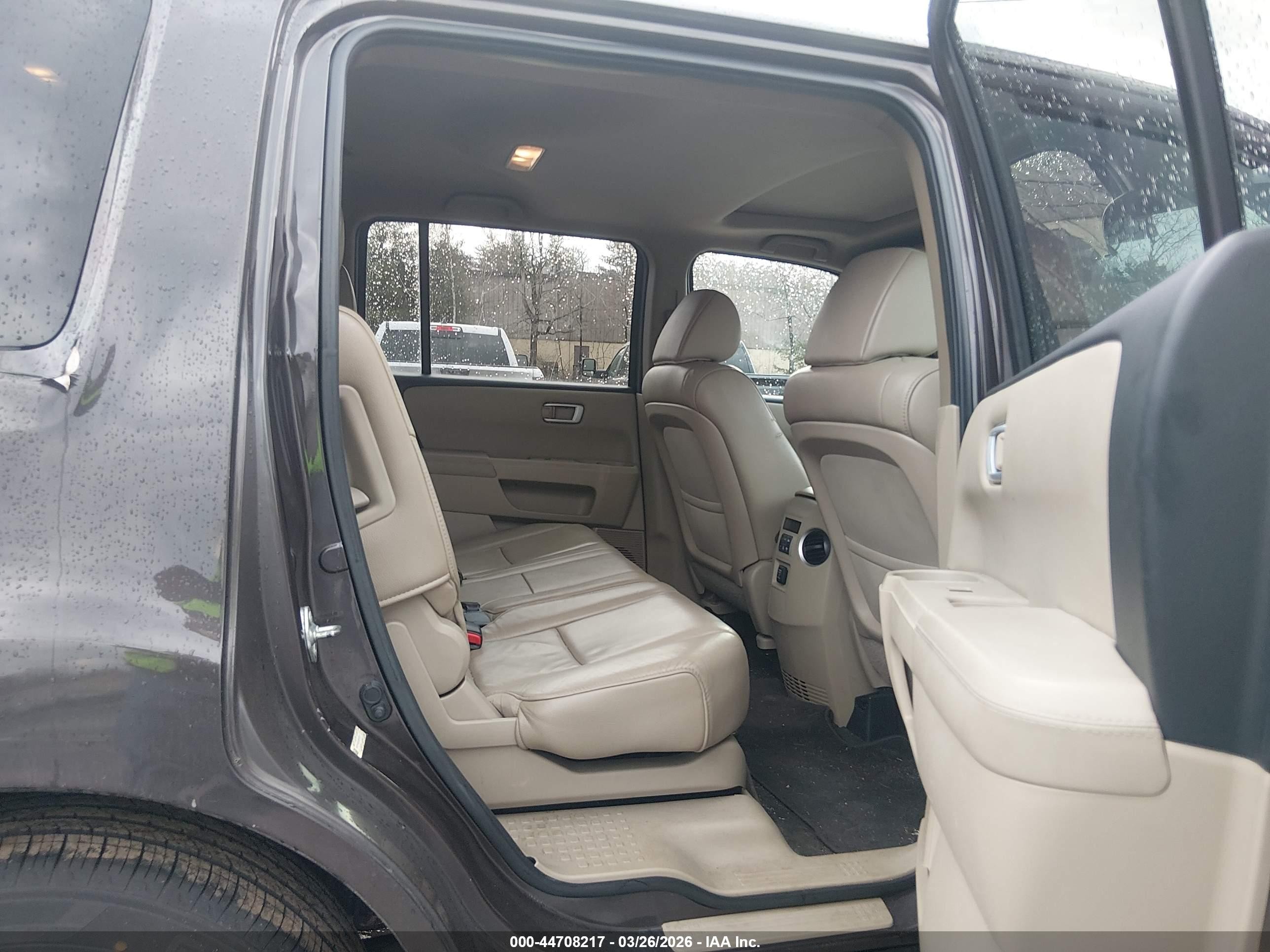 2013 Honda Pilot Ex-l Brown vin: 5FNYF4H55DB010233