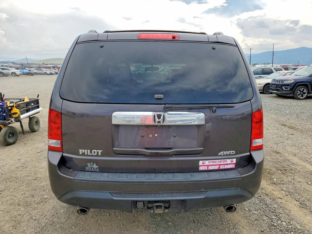 2013 Honda Pilot Exl Gray vin: 5FNYF4H55DB031390