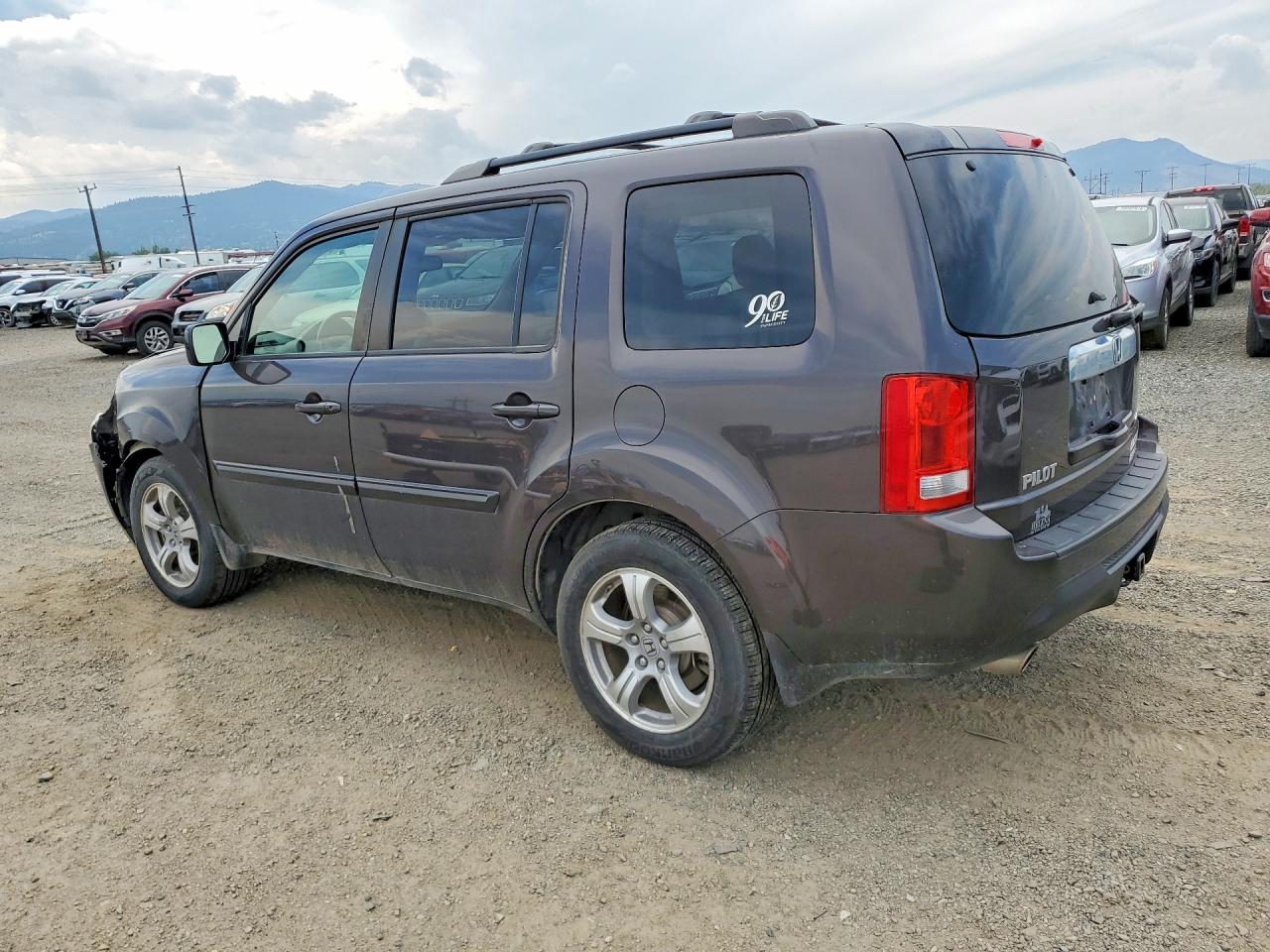 2013 Honda Pilot Exl Gray vin: 5FNYF4H55DB031390