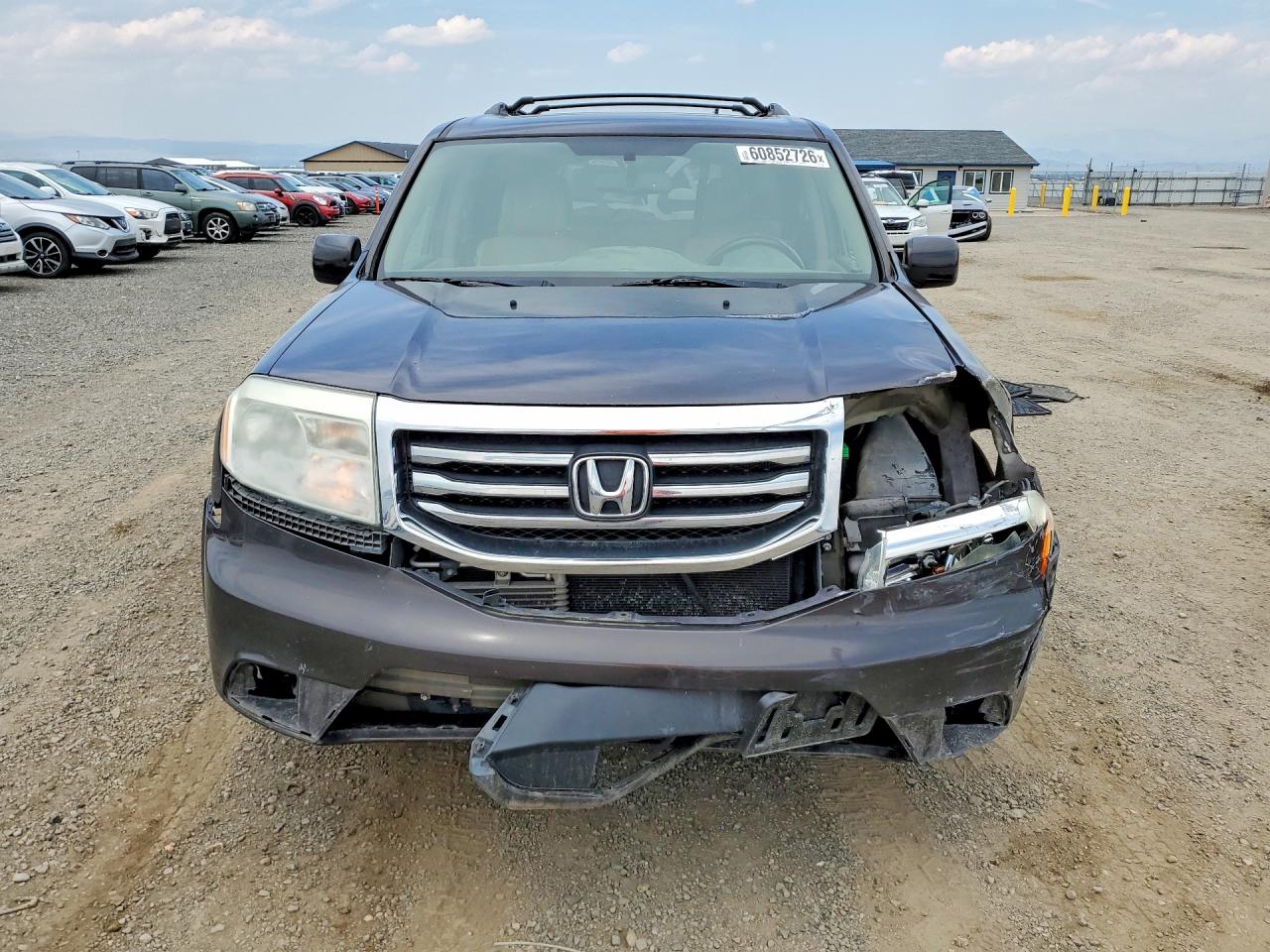 2013 Honda Pilot Exl Gray vin: 5FNYF4H55DB031390