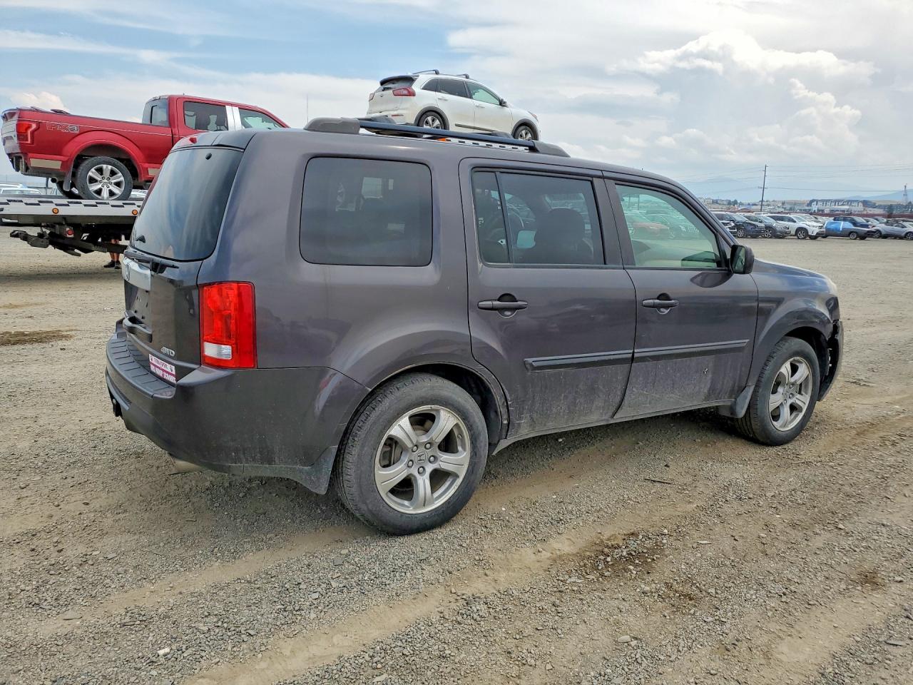 2013 Honda Pilot Exl Gray vin: 5FNYF4H55DB031390