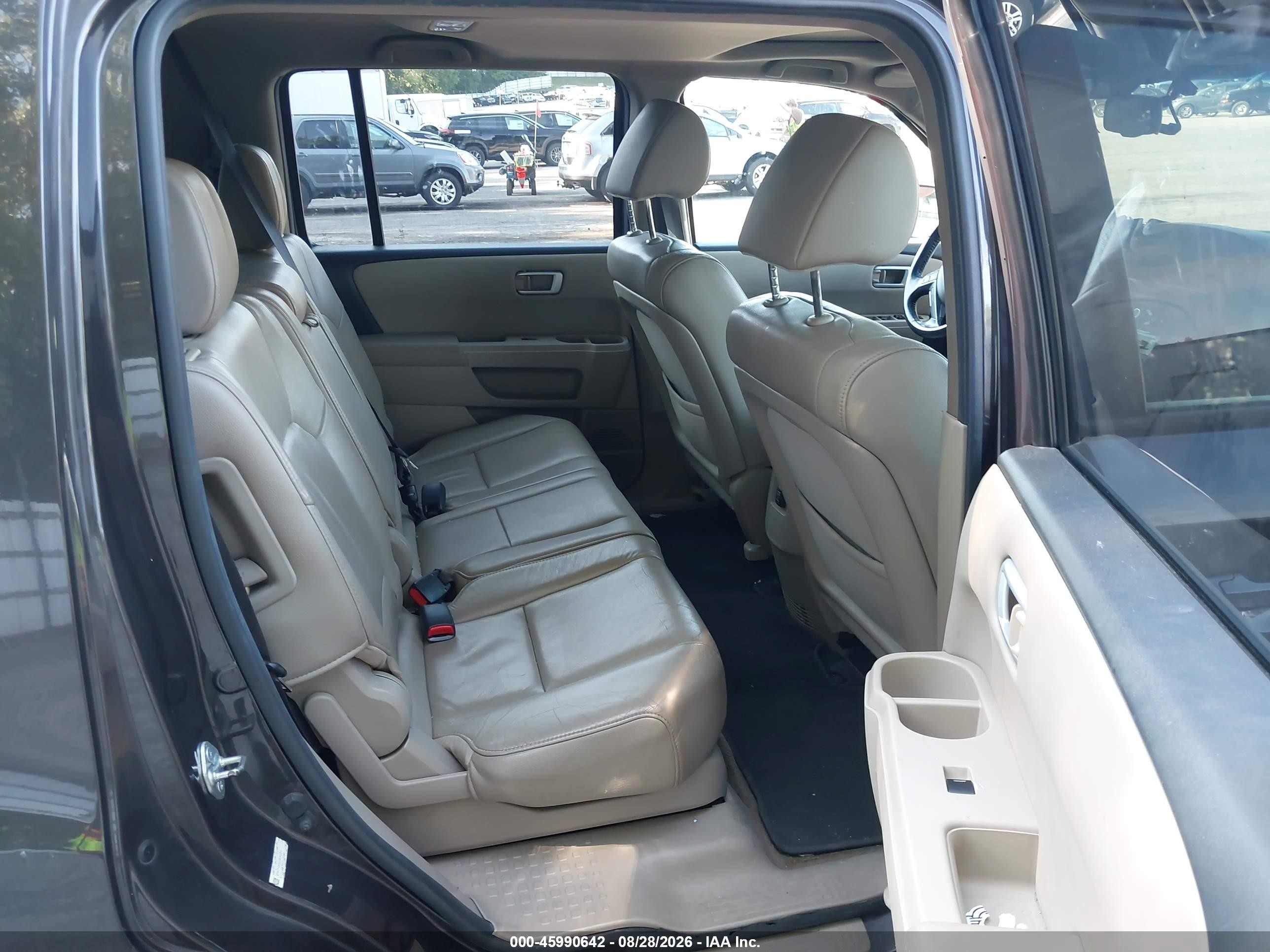 2013 Honda Pilot Ex-l Gray vin: 5FNYF4H55DB045886