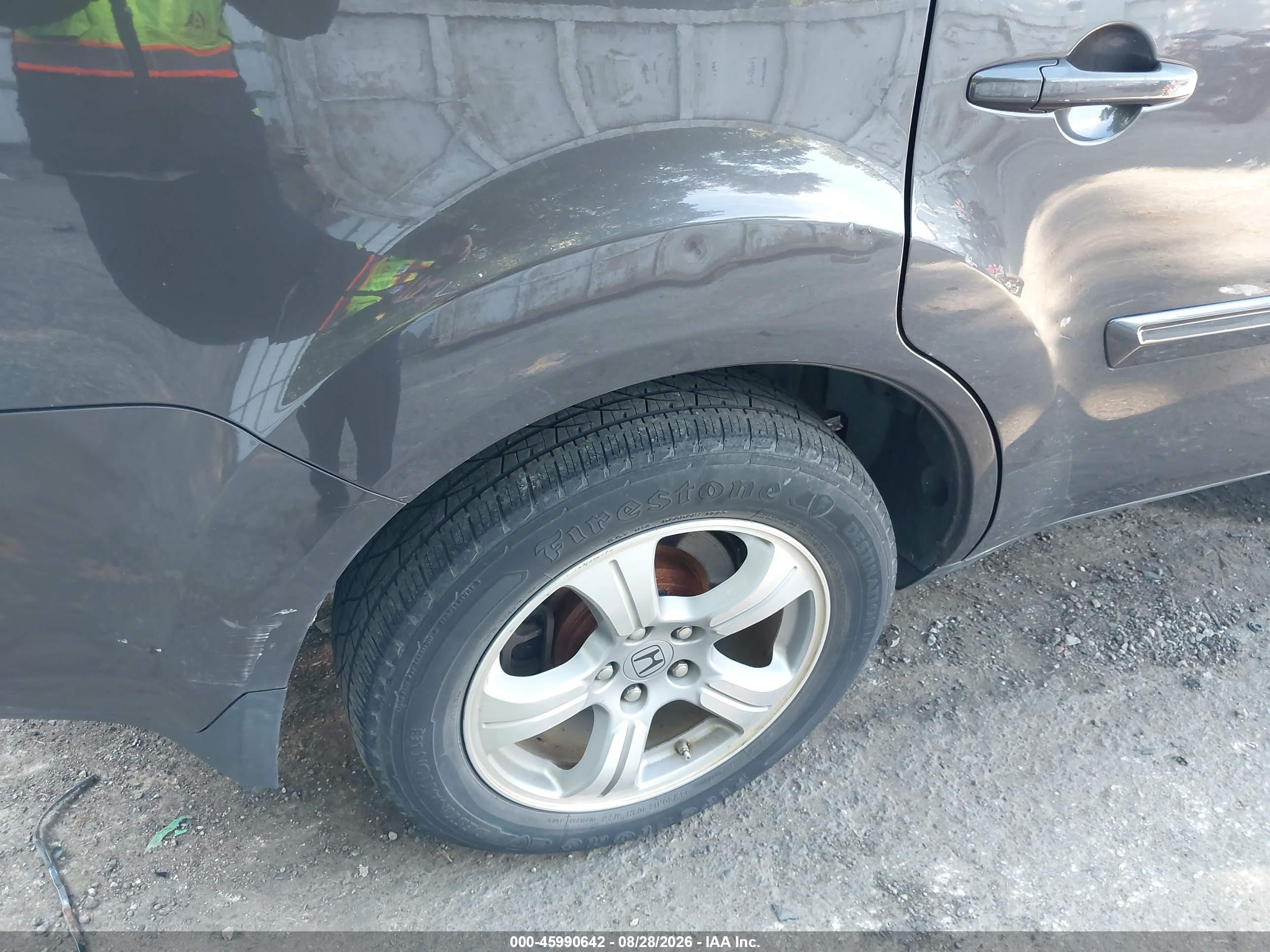 2013 Honda Pilot Ex-l Gray vin: 5FNYF4H55DB045886
