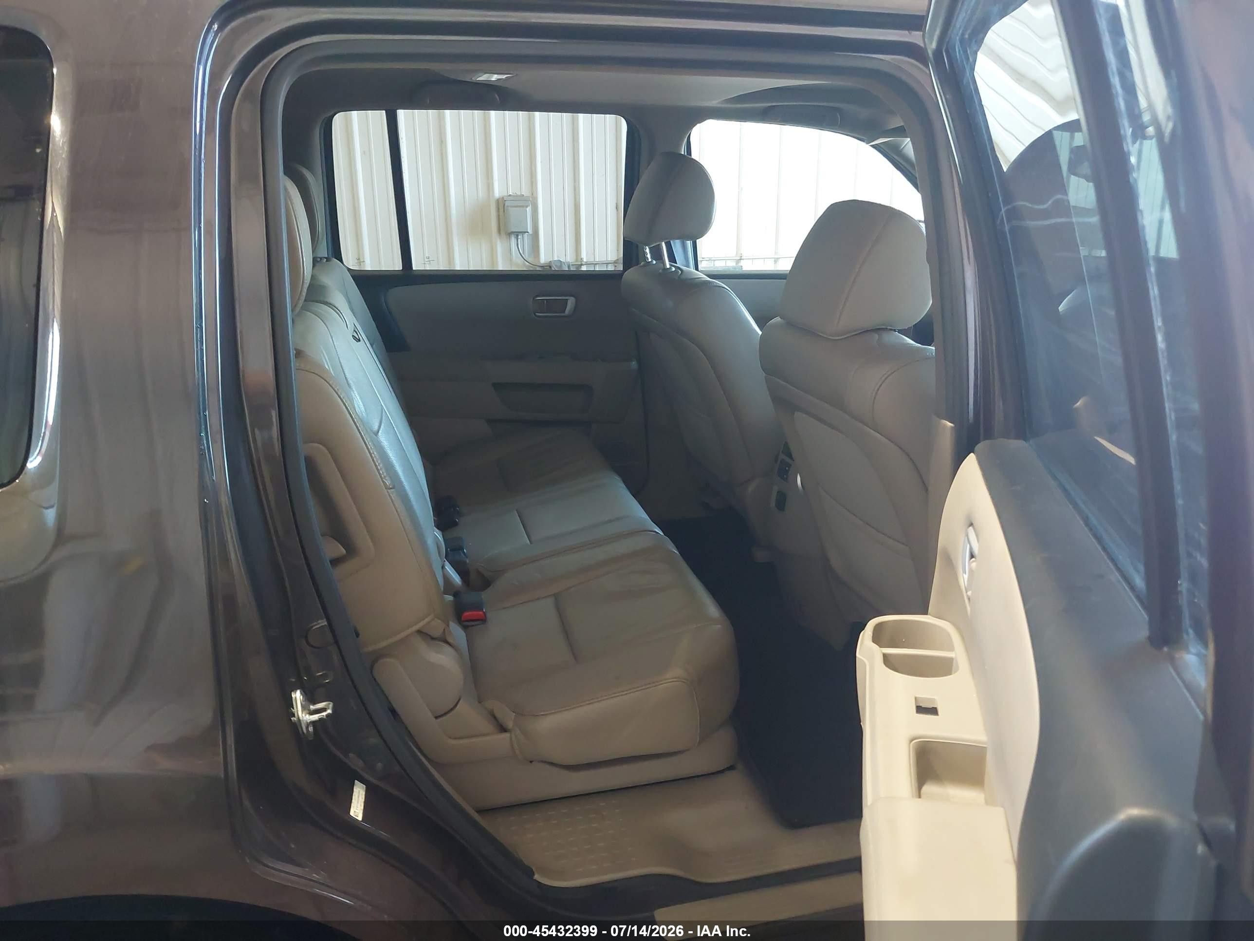 2013 Honda Pilot Ex-l Gray vin: 5FNYF4H55DB064065