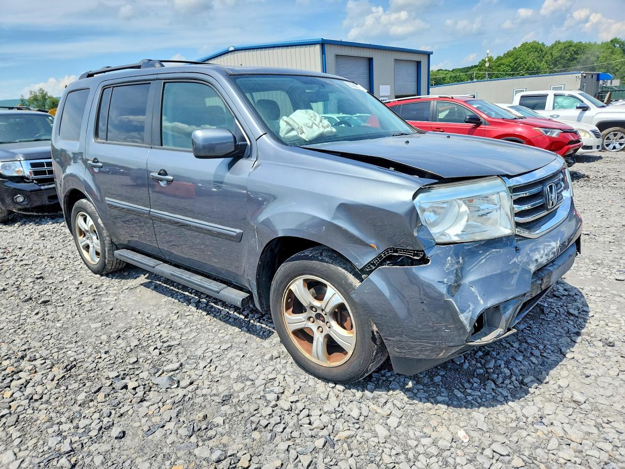2013 Honda Pilot Exl Charcoal vin: 5FNYF4H55DB066592