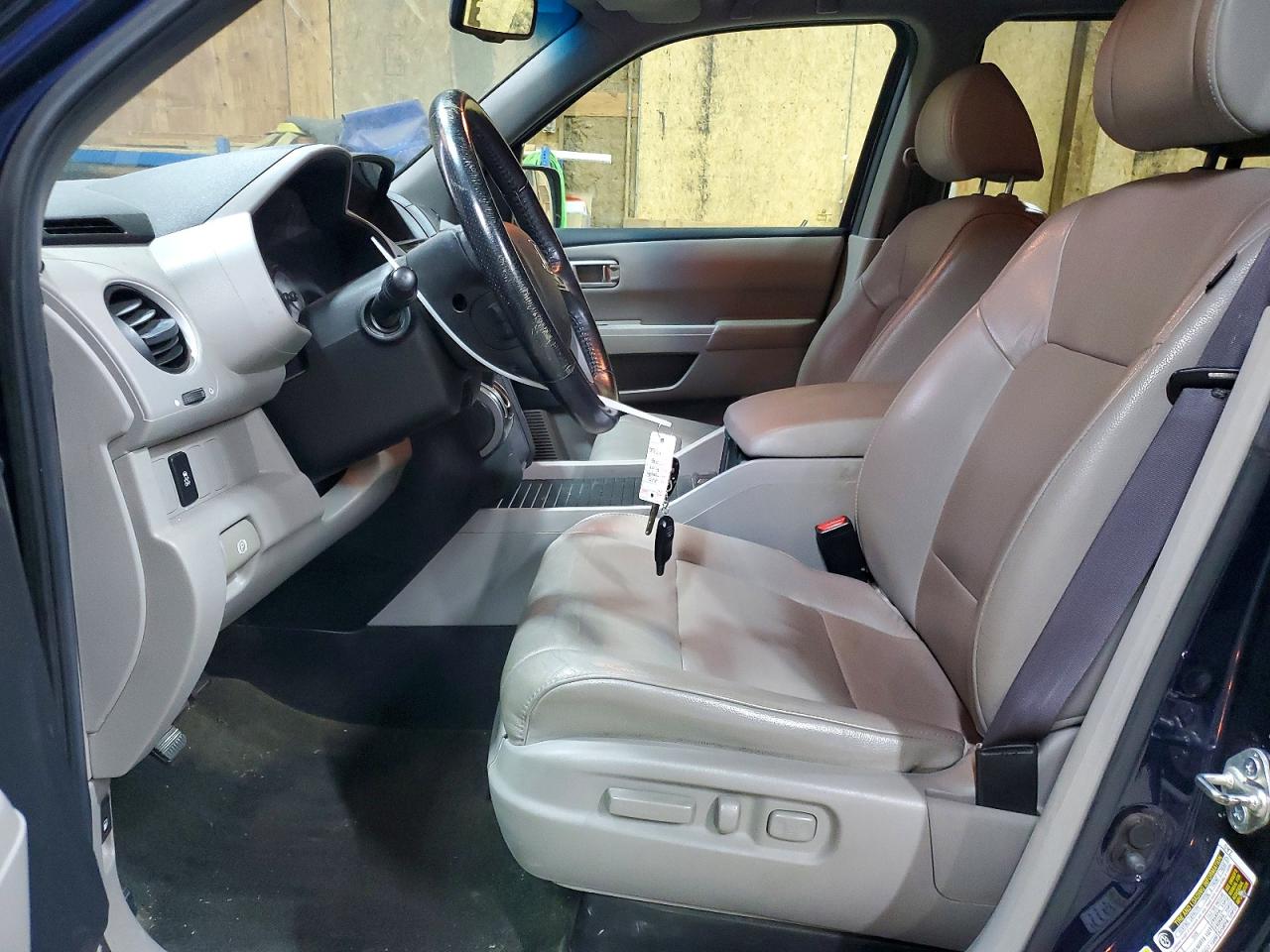 2013 Honda Pilot Exl Blue vin: 5FNYF4H55DB077320