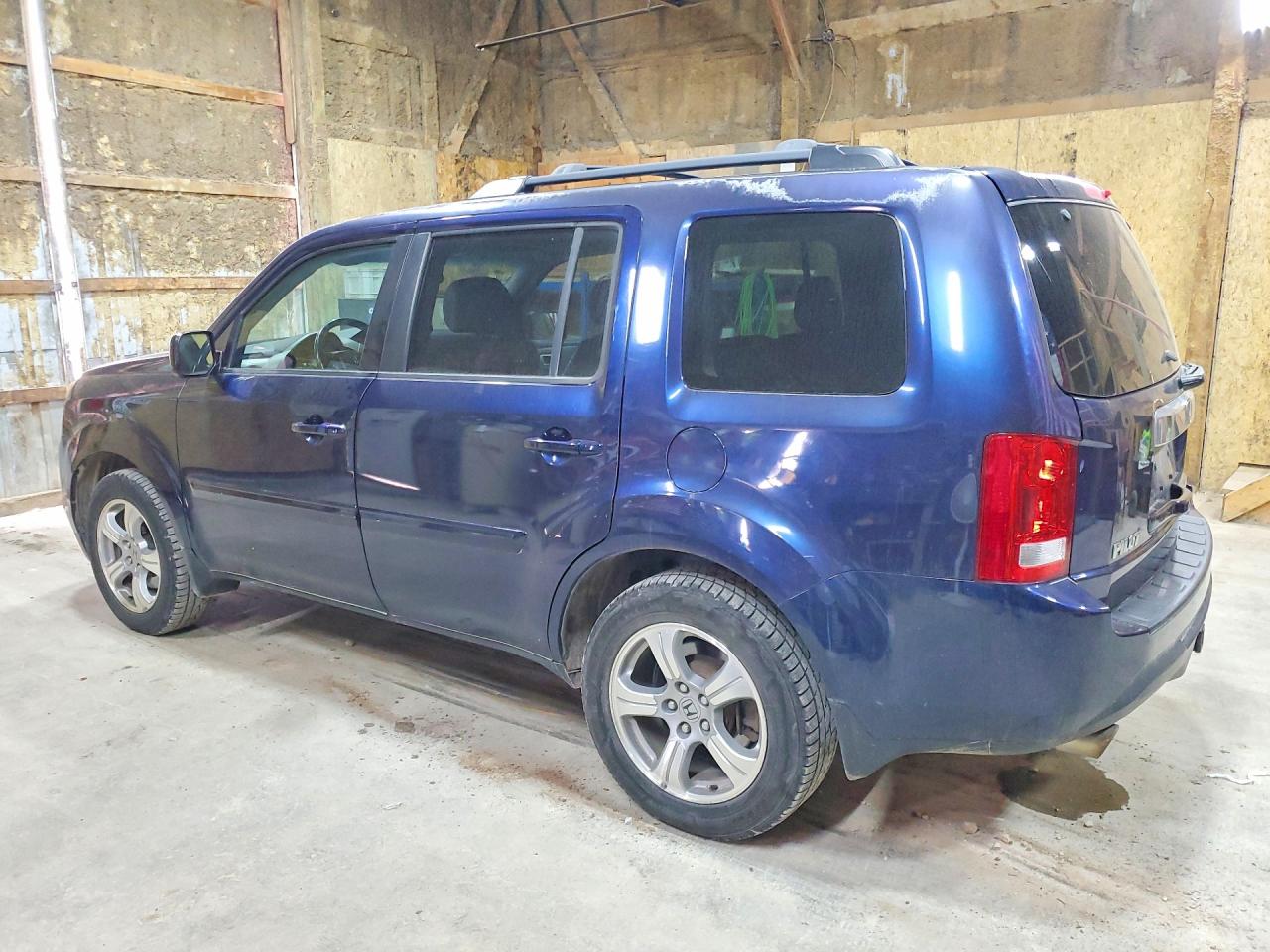 2013 Honda Pilot Exl Blue vin: 5FNYF4H55DB077320