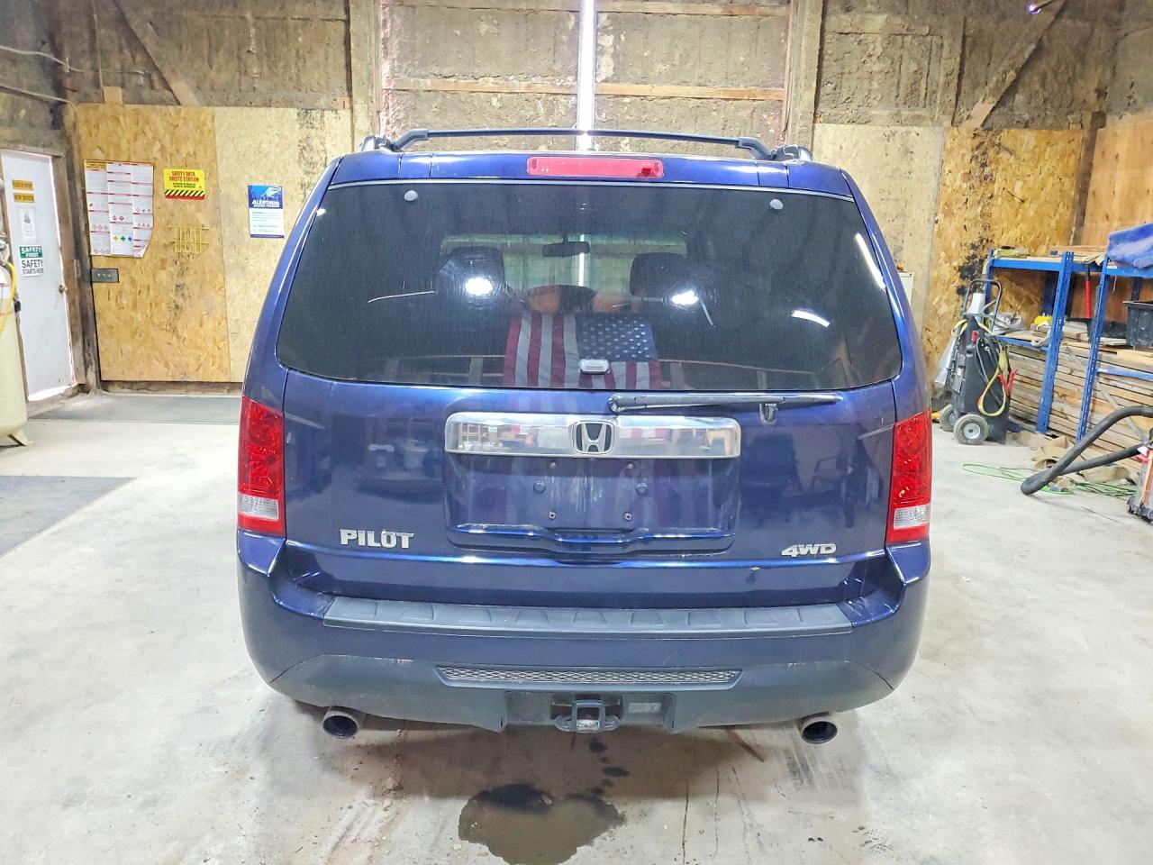 2013 Honda Pilot Exl Blue vin: 5FNYF4H55DB077320