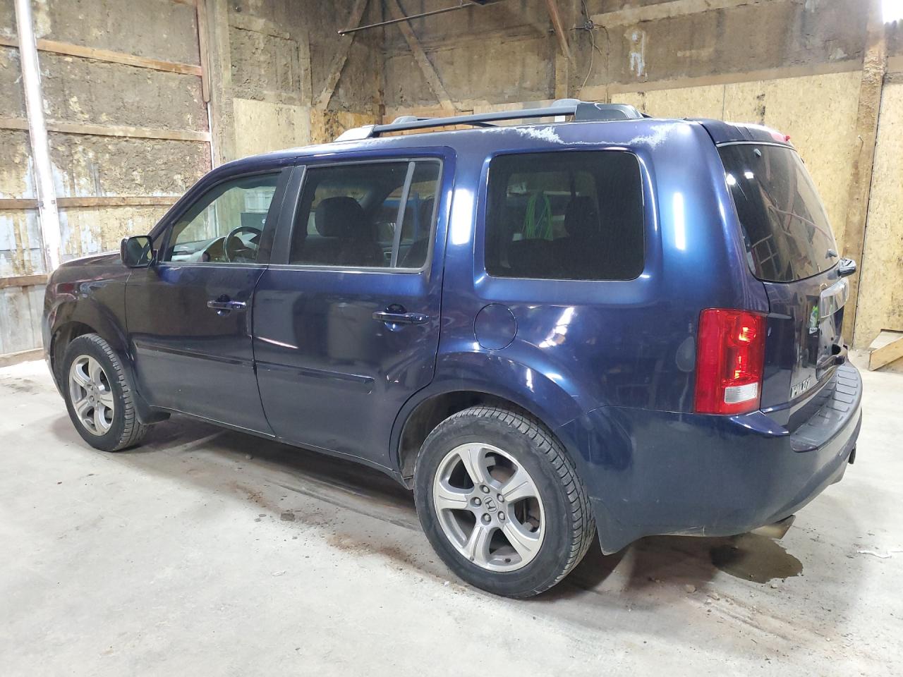 2013 Honda Pilot Exl Blue vin: 5FNYF4H55DB077320 Damage: Left Drip Rail, Peeling, > 12 Inches