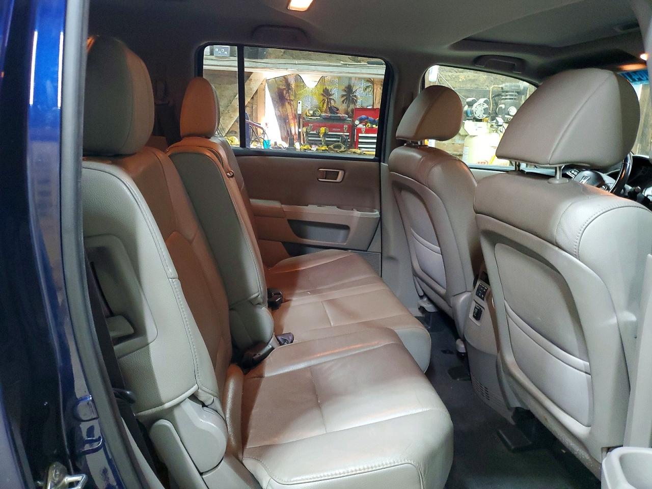 2013 Honda Pilot Exl Blue vin: 5FNYF4H55DB077320