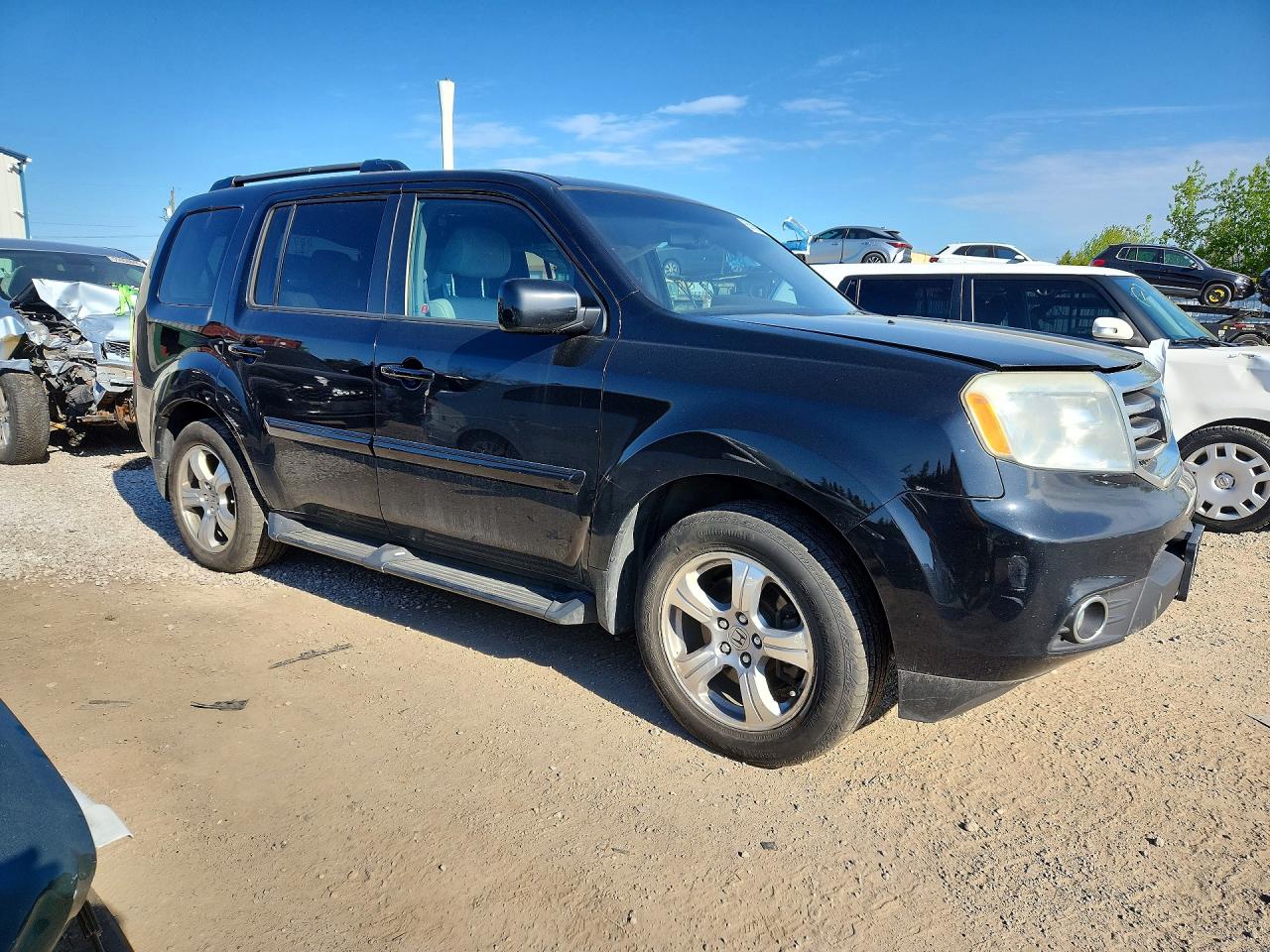 2013 Honda Pilot Exl Black vin: 5FNYF4H55DB501384