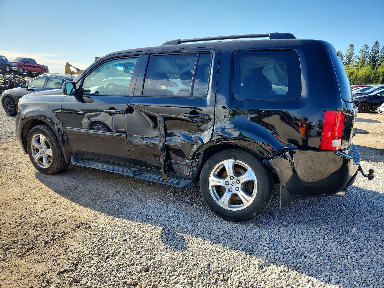 2013 Honda Pilot Exl Black vin: 5FNYF4H55DB501384