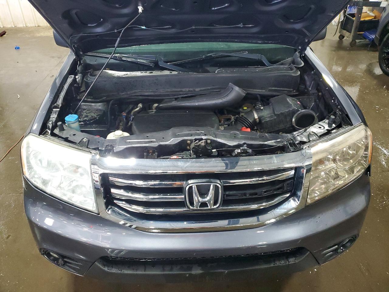 2014 Honda Pilot Exl Gray vin: 5FNYF4H55EB019645