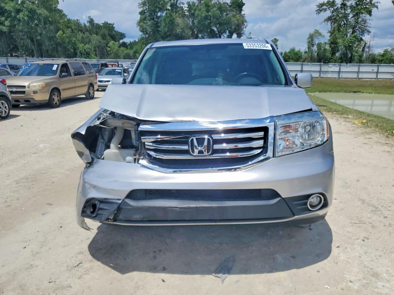 2014 Honda Pilot Exl Silver vin: 5FNYF4H55EB022612