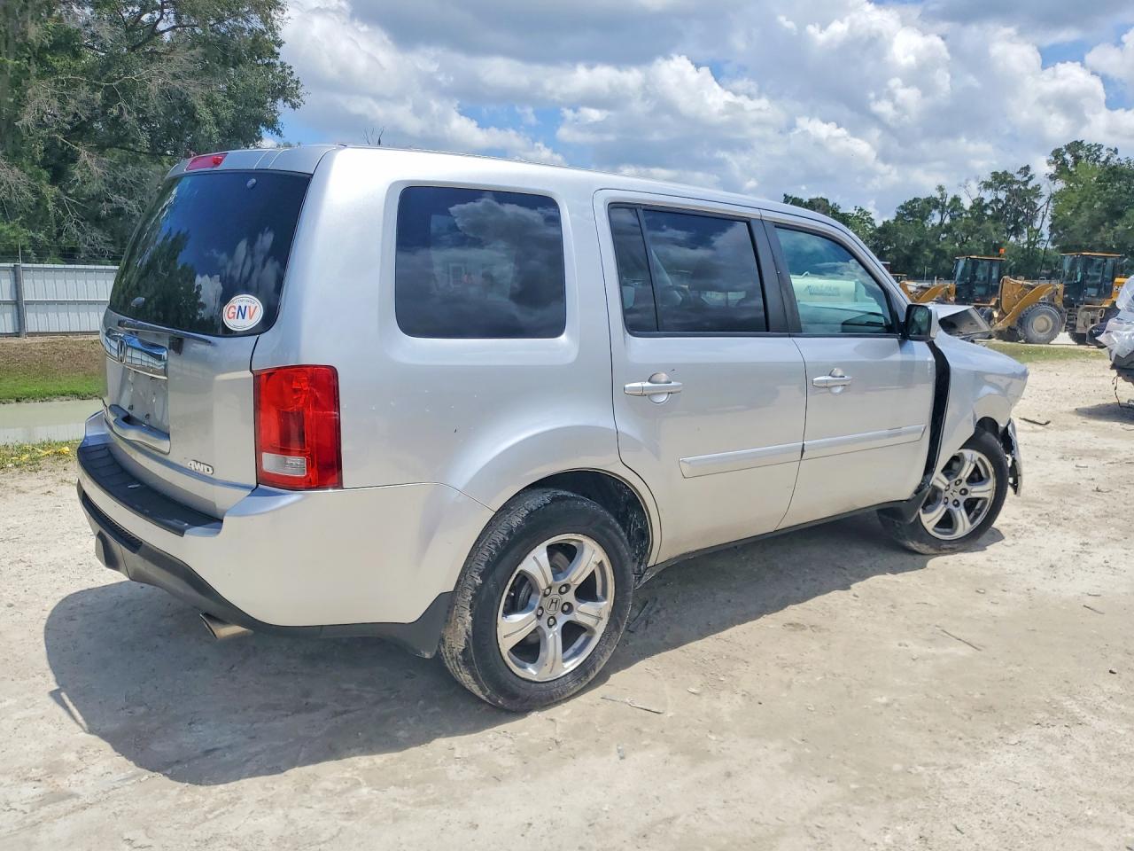 2014 Honda Pilot Exl Silver vin: 5FNYF4H55EB022612