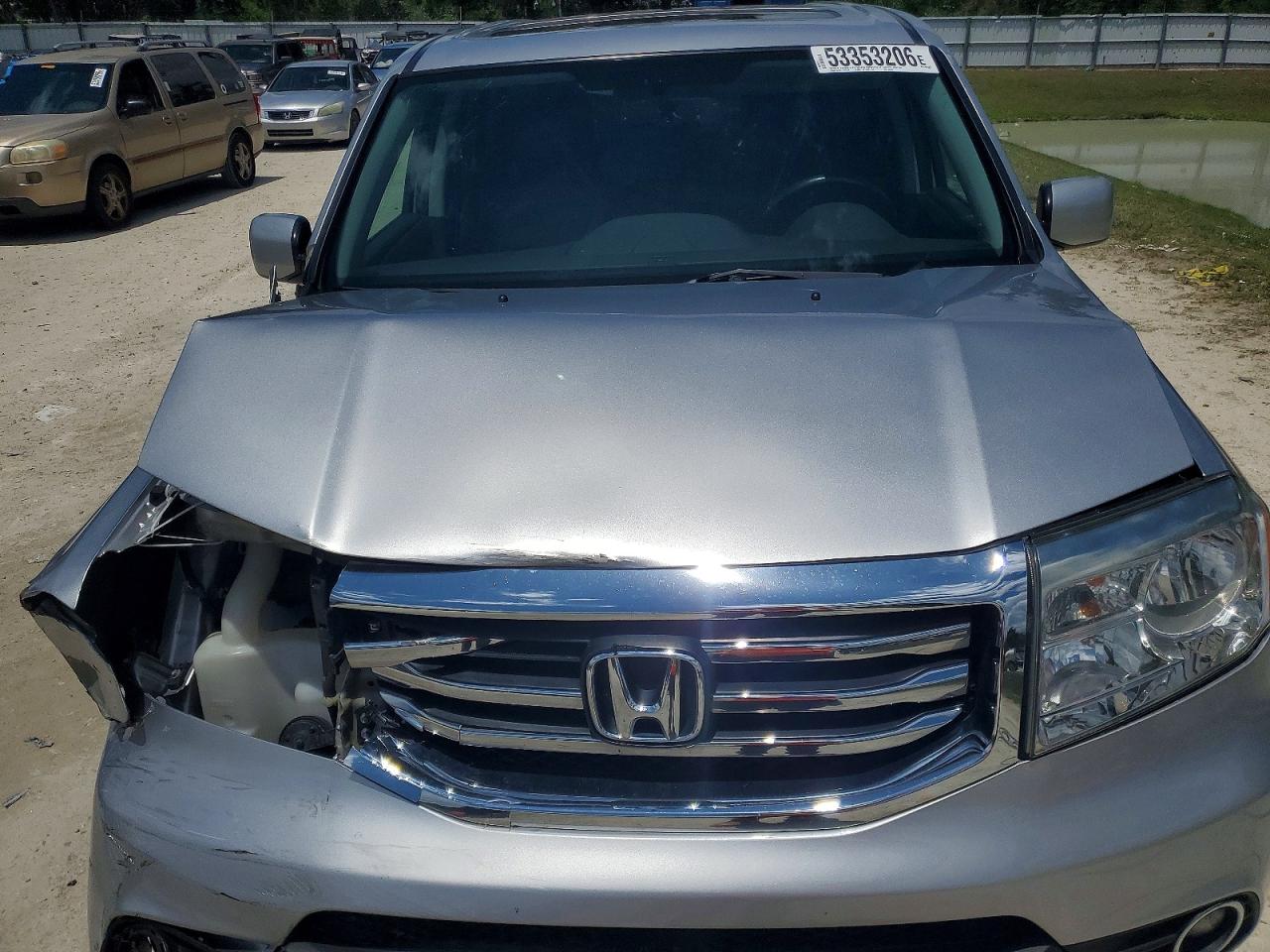 2014 Honda Pilot Exl Silver vin: 5FNYF4H55EB022612