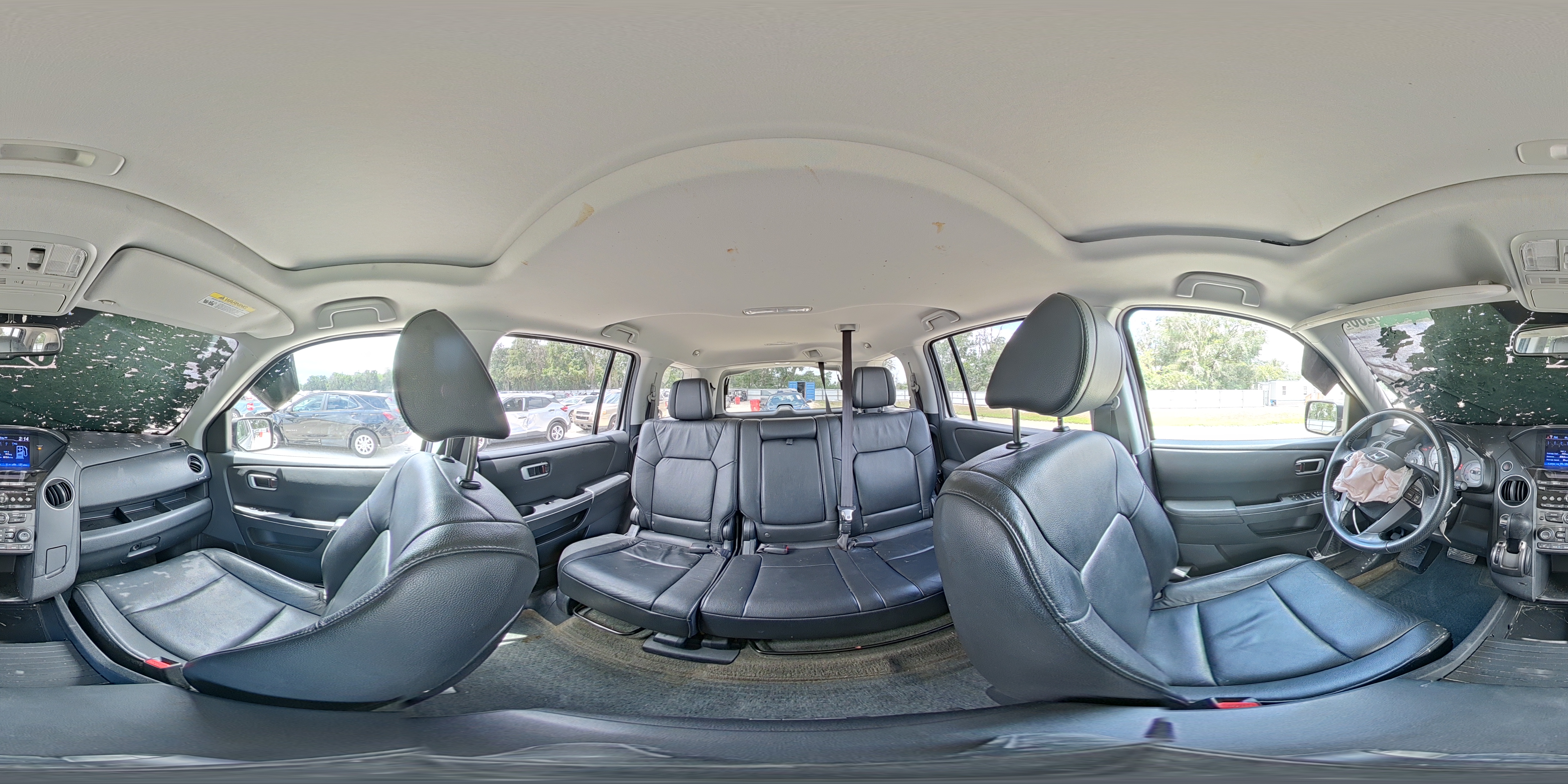 2014 Honda Pilot Exl Silver vin: 5FNYF4H55EB022612