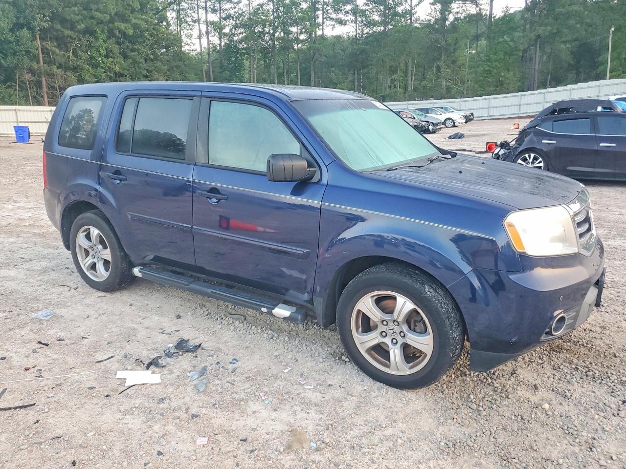 2014 Honda Pilot Exl Синий vin: 5FNYF4H55EB024912
