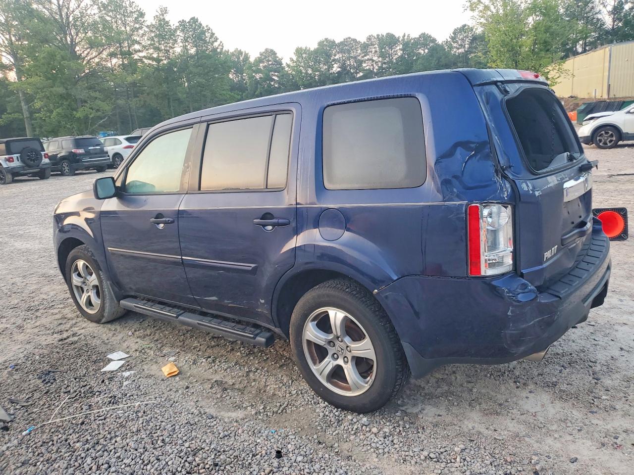 2014 Honda Pilot Exl Синий vin: 5FNYF4H55EB024912