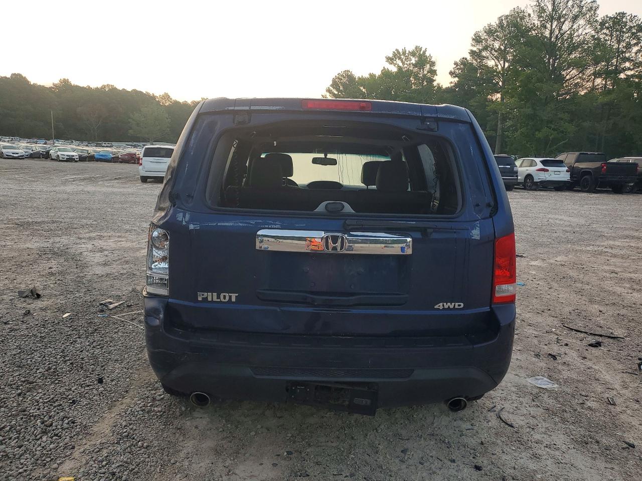 2014 Honda Pilot Exl Синий vin: 5FNYF4H55EB024912