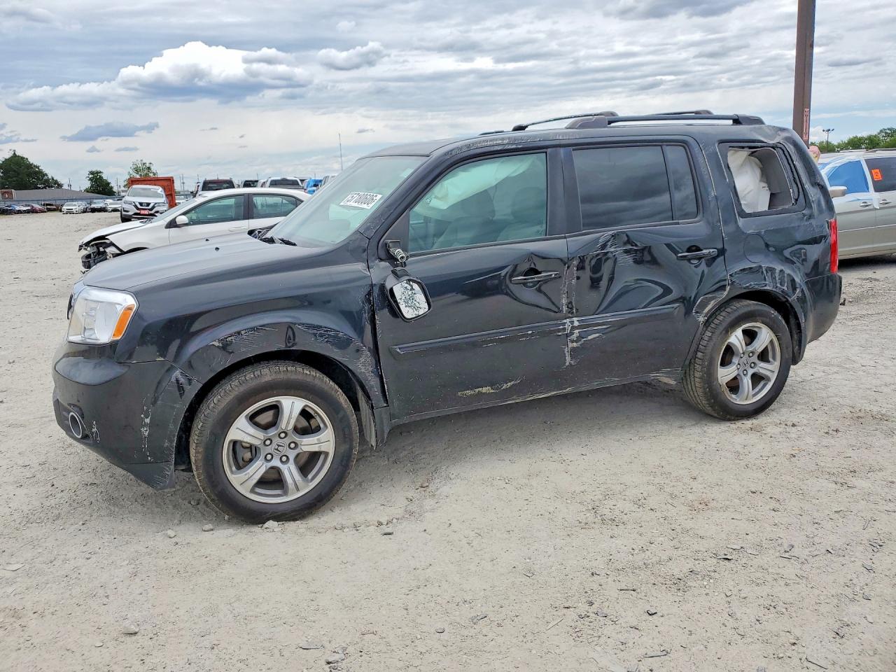2014 Honda Pilot Exl Black vin: 5FNYF4H55EB035666