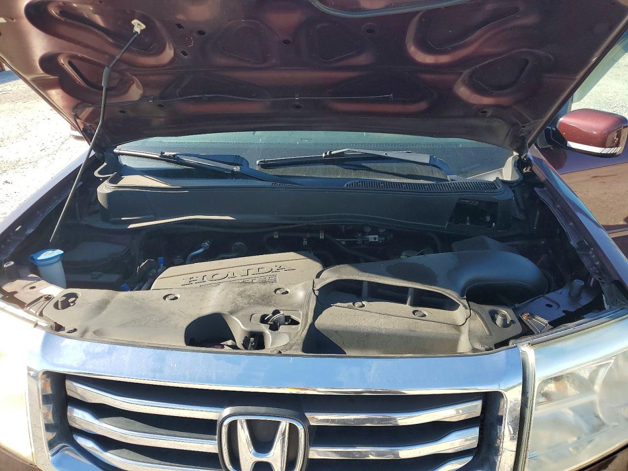 2014 Honda Pilot Exl Темно-бордовый vin: 5FNYF4H55EB040513