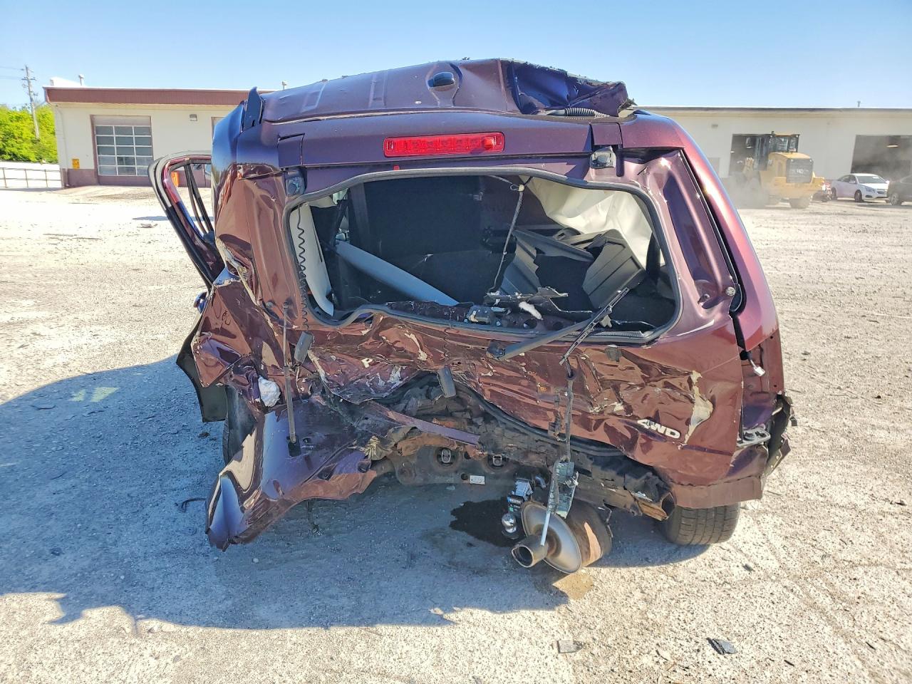 2014 Honda Pilot Exl Темно-бордовый vin: 5FNYF4H55EB040513