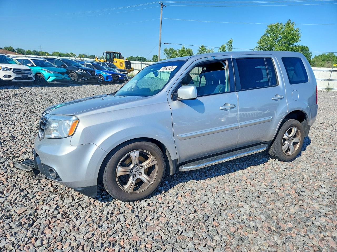 2014 Honda Pilot Exl Silver vin: 5FNYF4H55EB049969