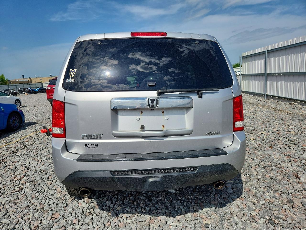 2014 Honda Pilot Exl Silver vin: 5FNYF4H55EB049969