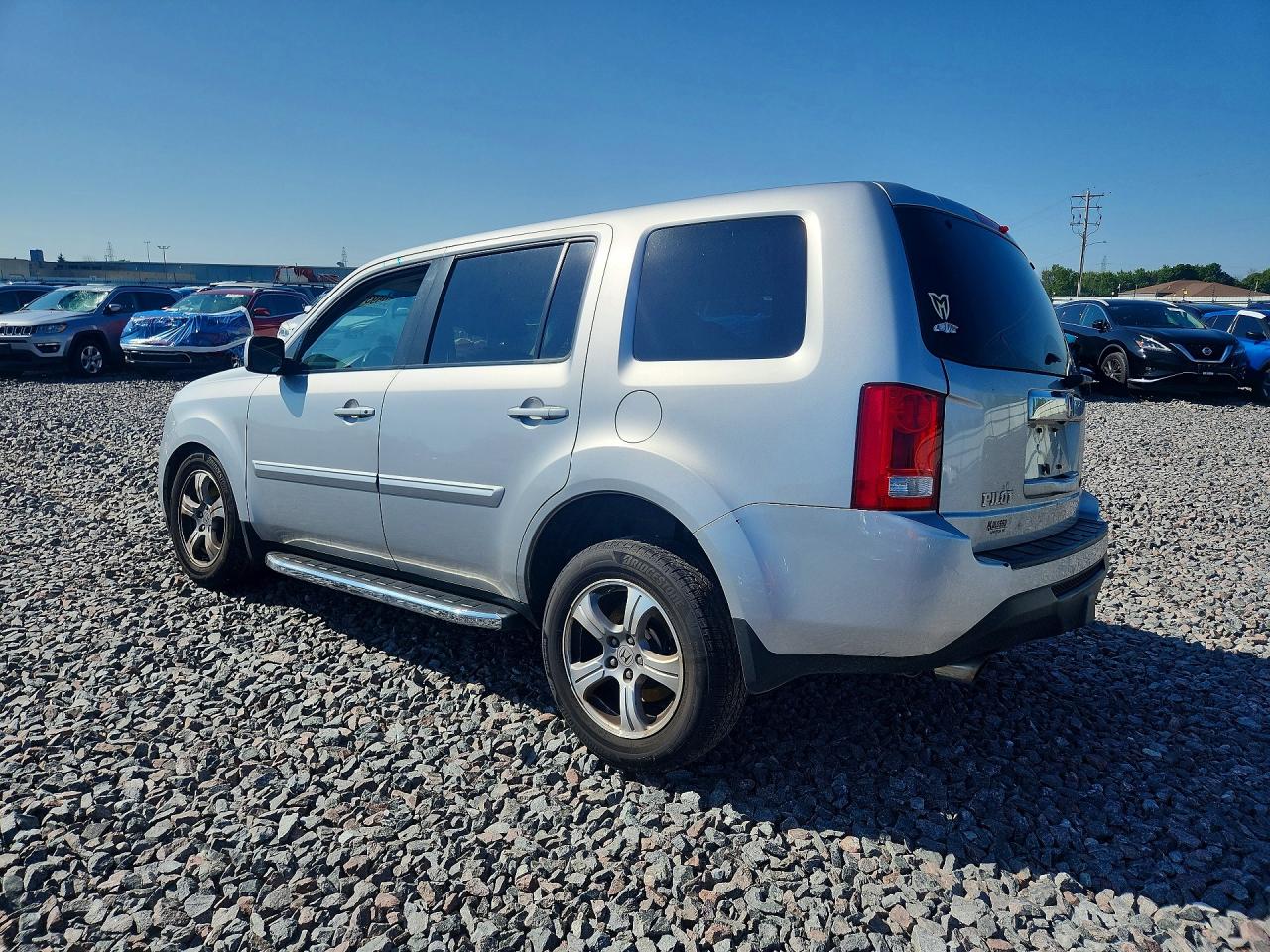 2014 Honda Pilot Exl Silver vin: 5FNYF4H55EB049969