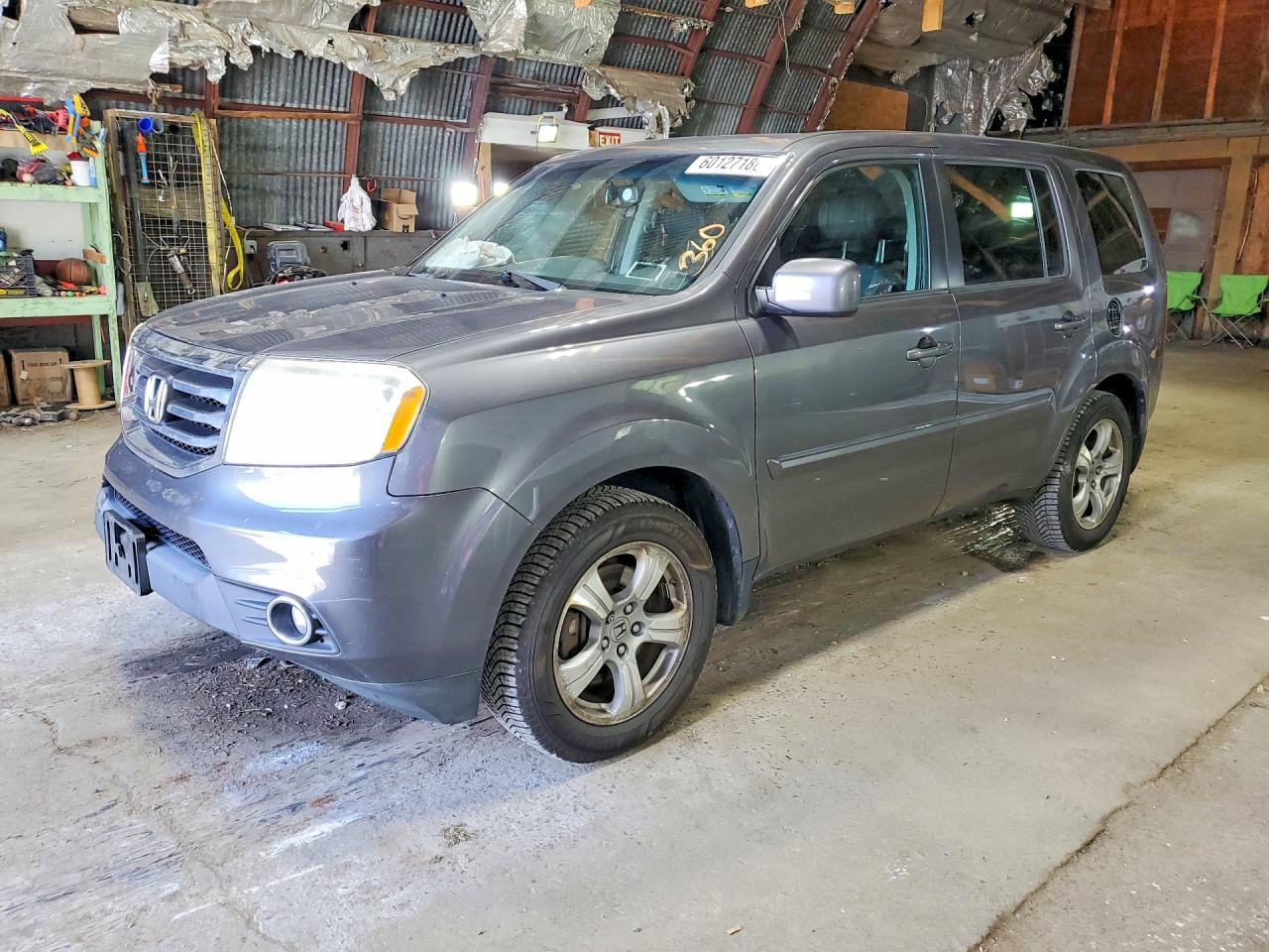 2014 Honda Pilot Exl Серый vin: 5FNYF4H55EB054279