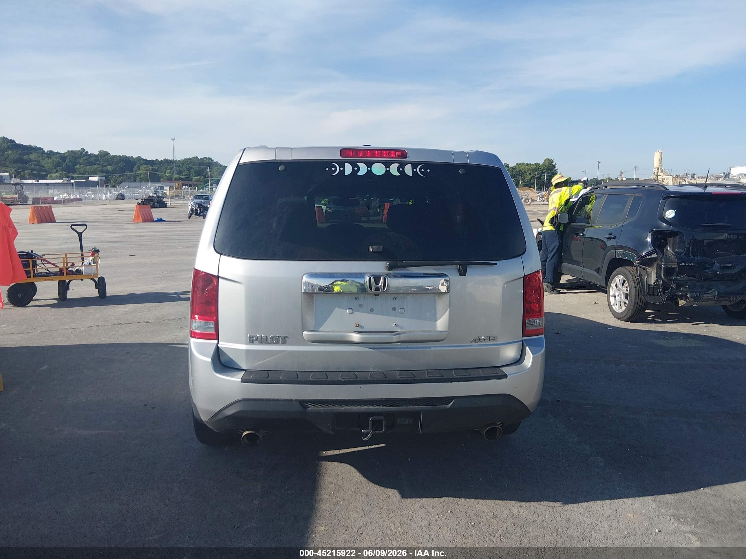 2014 Honda Pilot Ex-l Gray vin: 5FNYF4H55EB056856