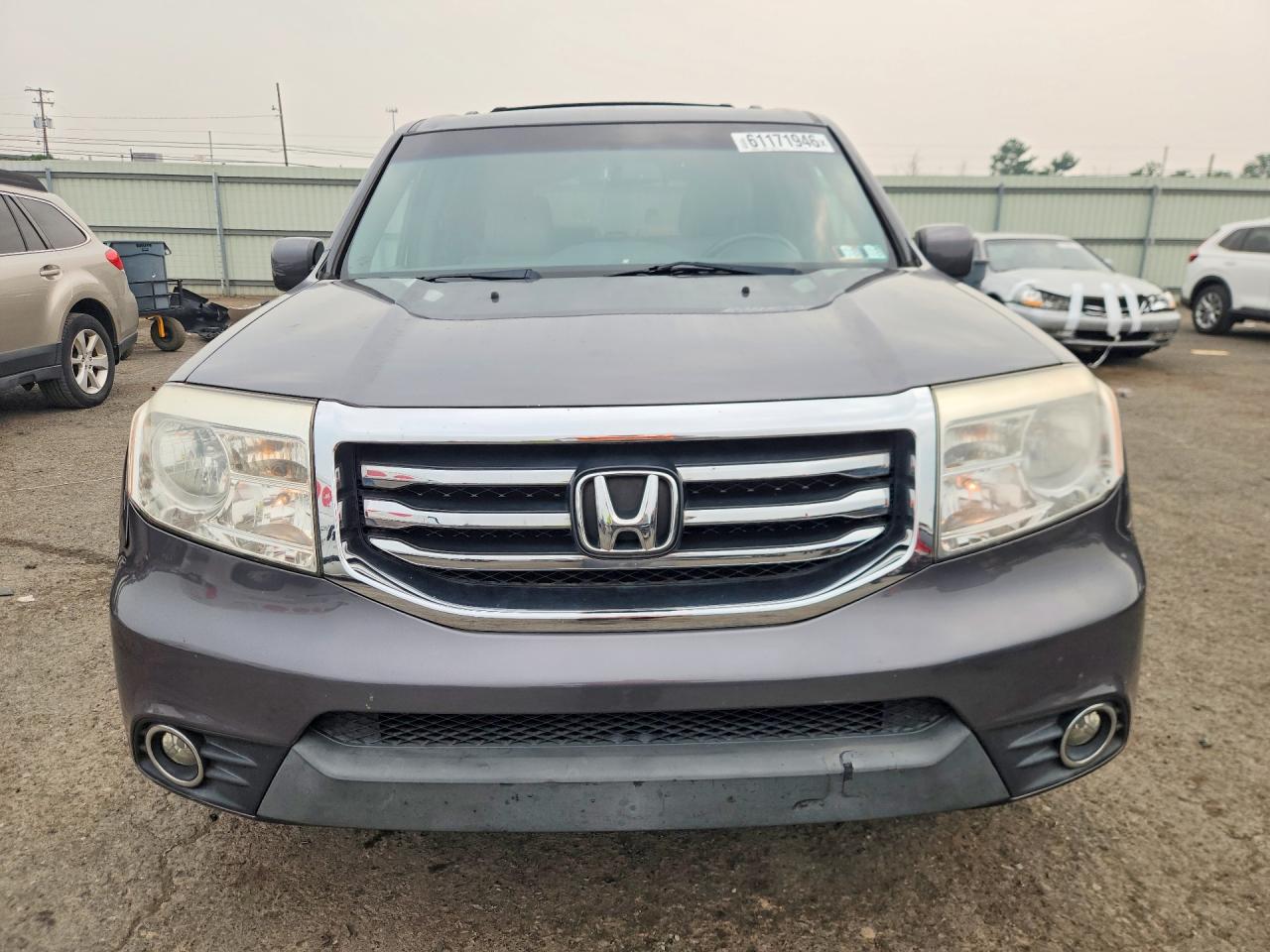 2014 Honda Pilot Exl Gray vin: 5FNYF4H55EB057361