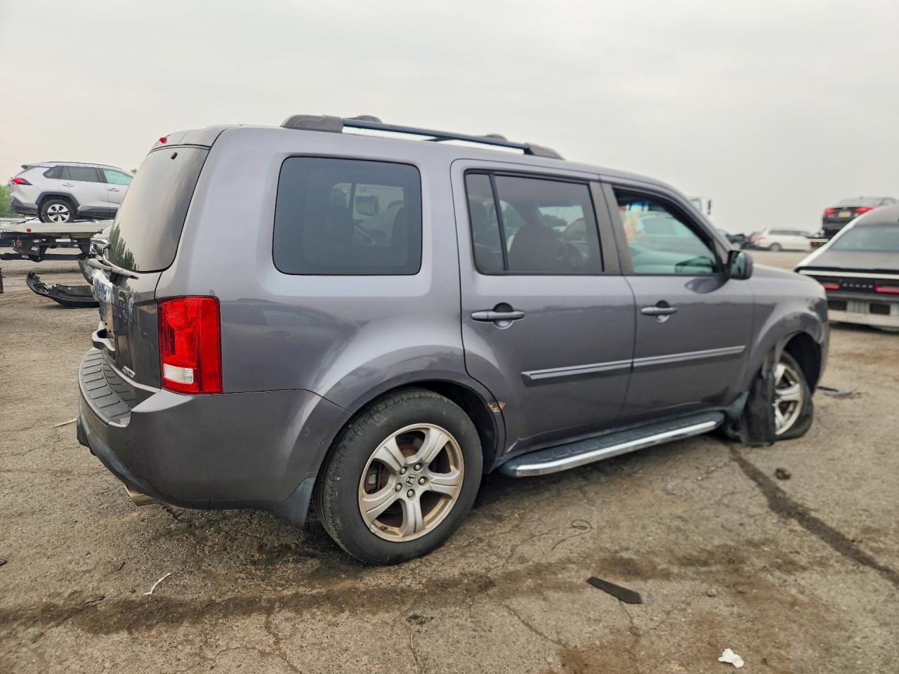 2014 Honda Pilot Exl Gray vin: 5FNYF4H55EB057361