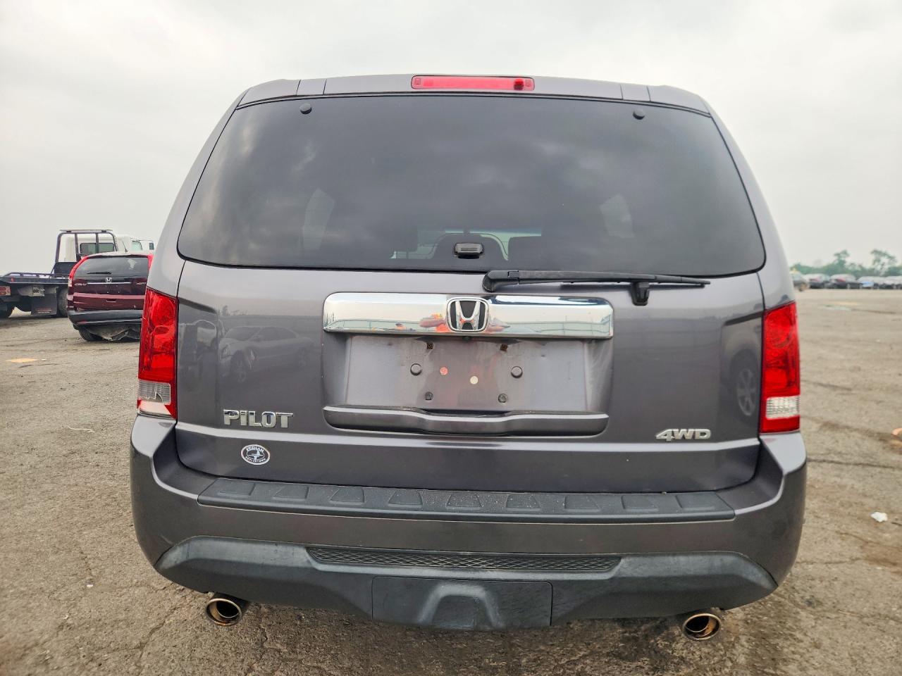 2014 Honda Pilot Exl Gray vin: 5FNYF4H55EB057361